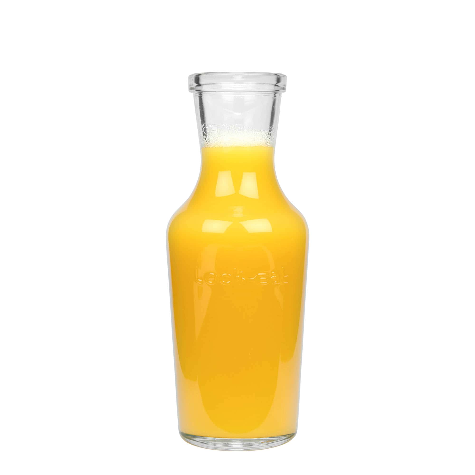 1.000 ml glazen karaf 'Lock-Eat', mondstuk: draadsluitingsbeugel 1.000 ml glazen karaf 'Lock-Eat', mondstuk: draadsluitingsbeugel