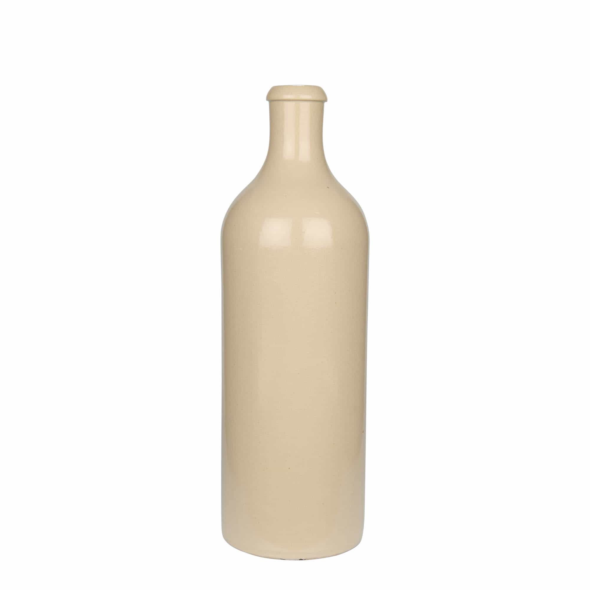 750 ml Tonkruik, steengoed, beige, opening: kurk 750 ml Tonkruik, steengoed, beige, opening: kurk