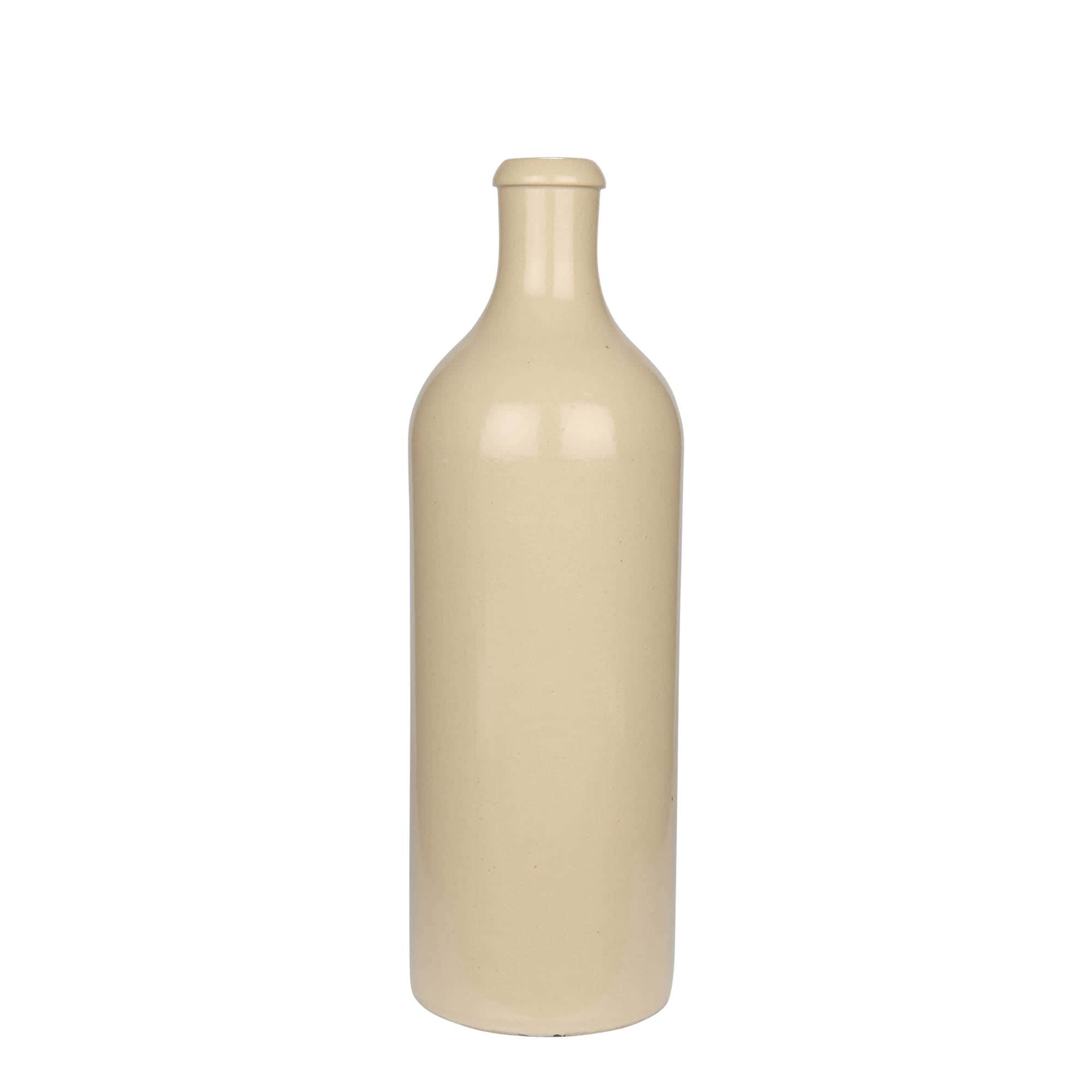 750 ml Tonkruik, steengoed, beige, opening: kurk