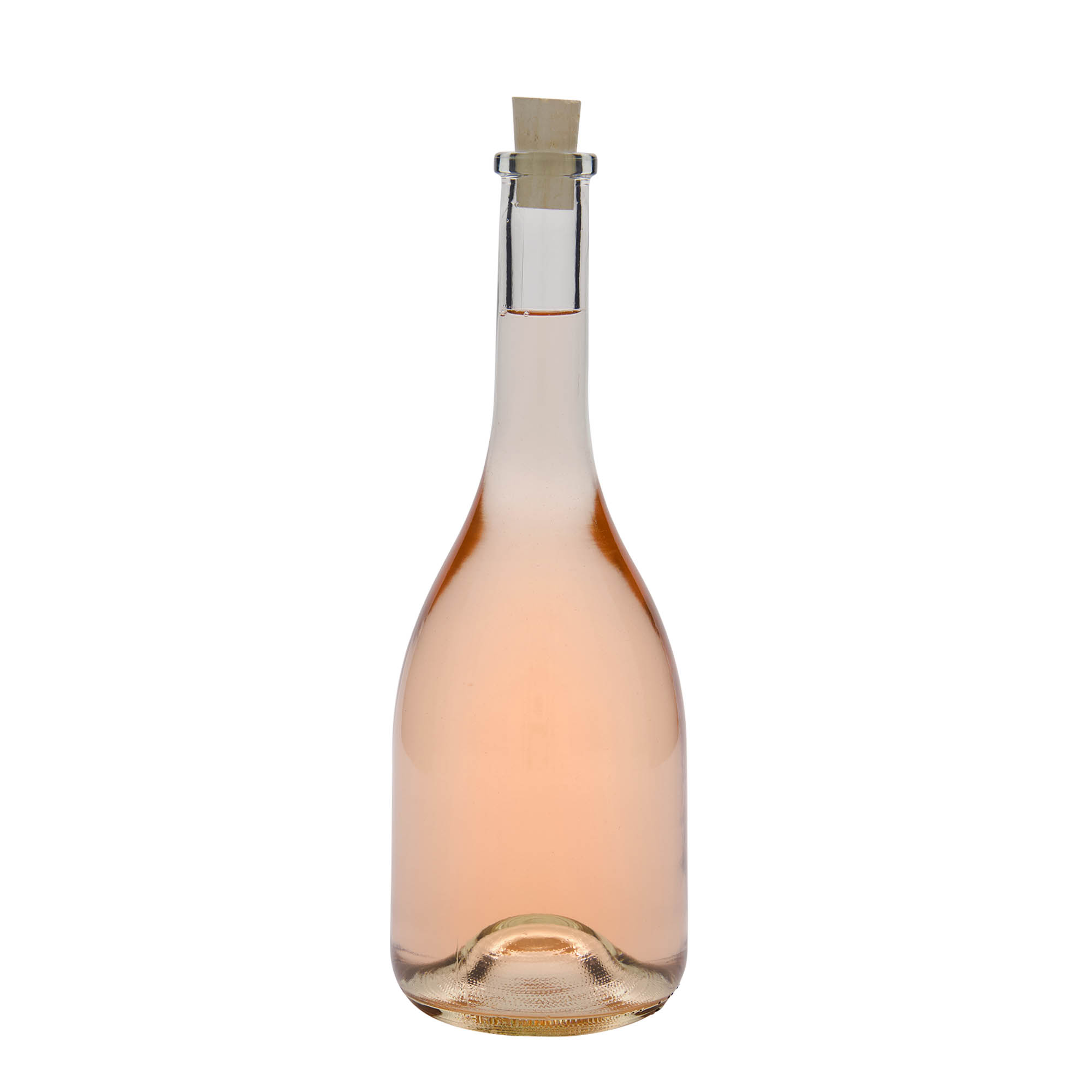 750 ml glazen fles 'Rustica', hals: kurk