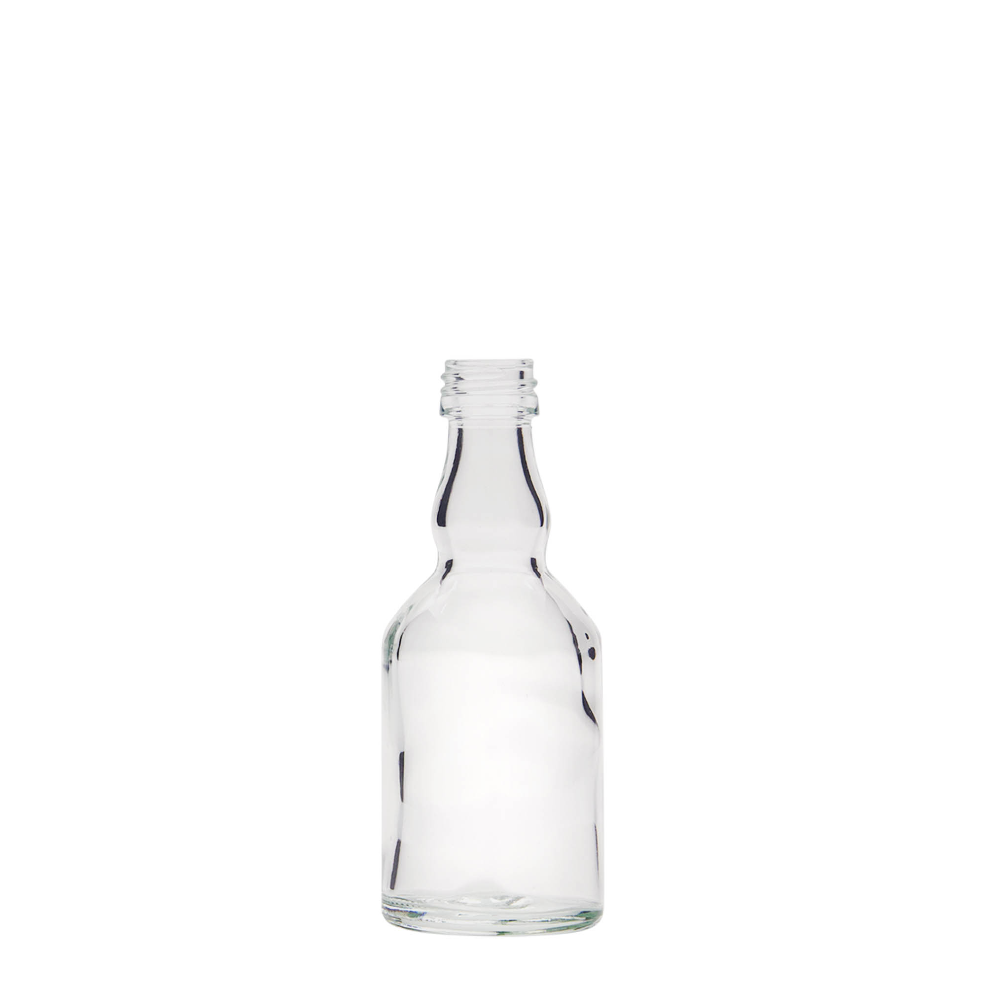 50 ml glazen fles 'Georgio', opening: PP 18 50 ml glazen fles 'Georgio', opening: PP 18
