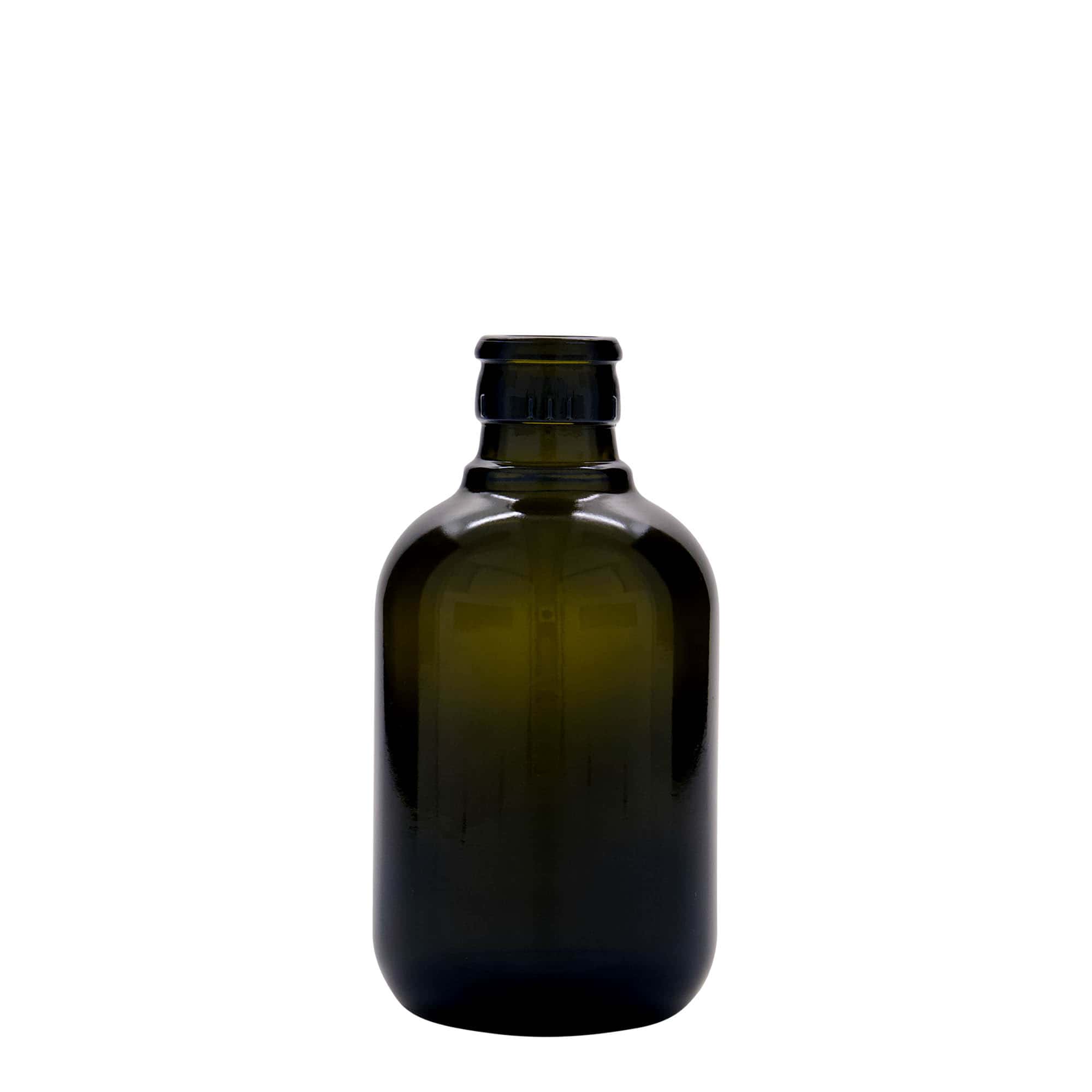 250 ml azijn-/olieflacon 'Biolio', glas, antiekgroen, hals: DOP
