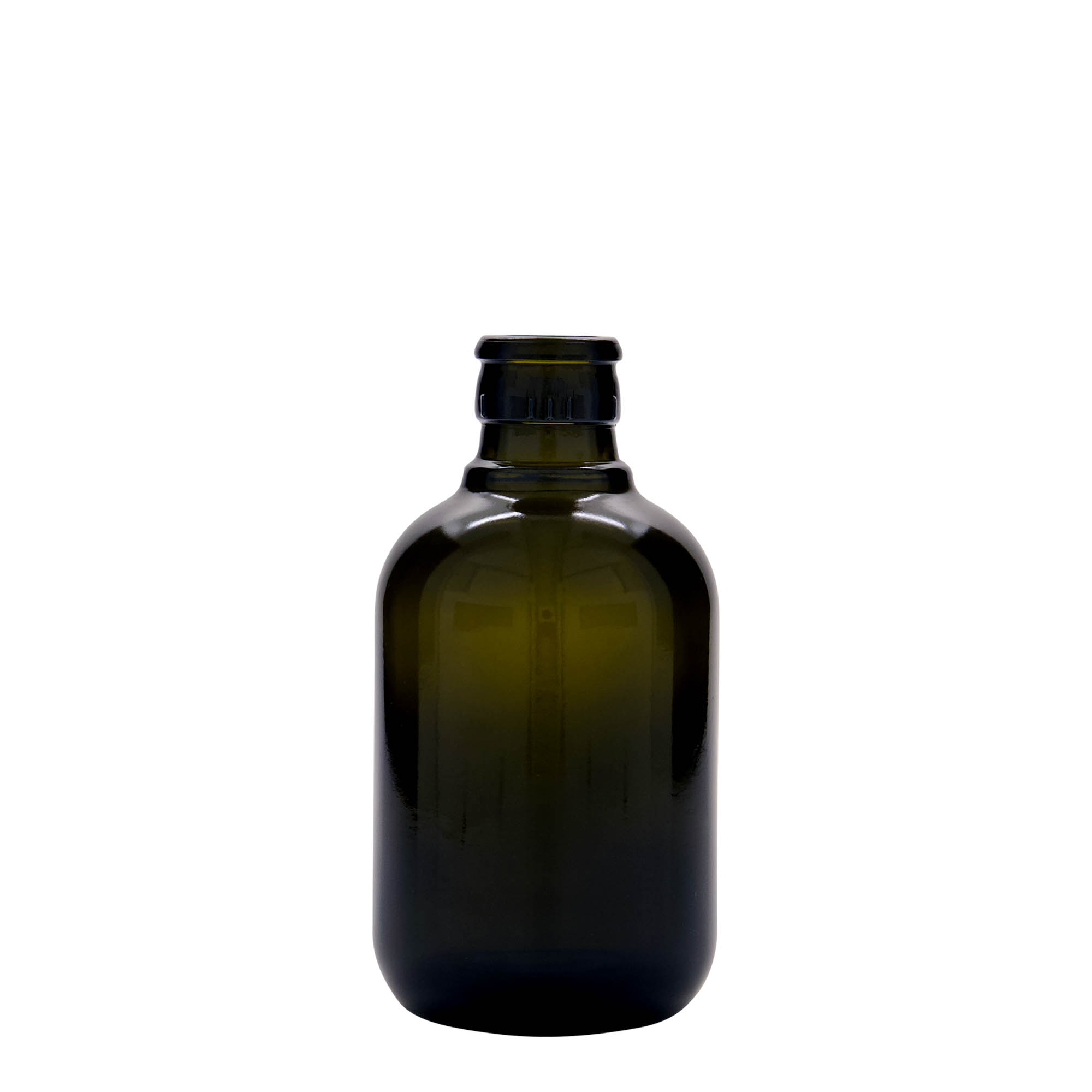250 ml azijn-/olieflacon 'Biolio', glas, antiekgroen, hals: DOP