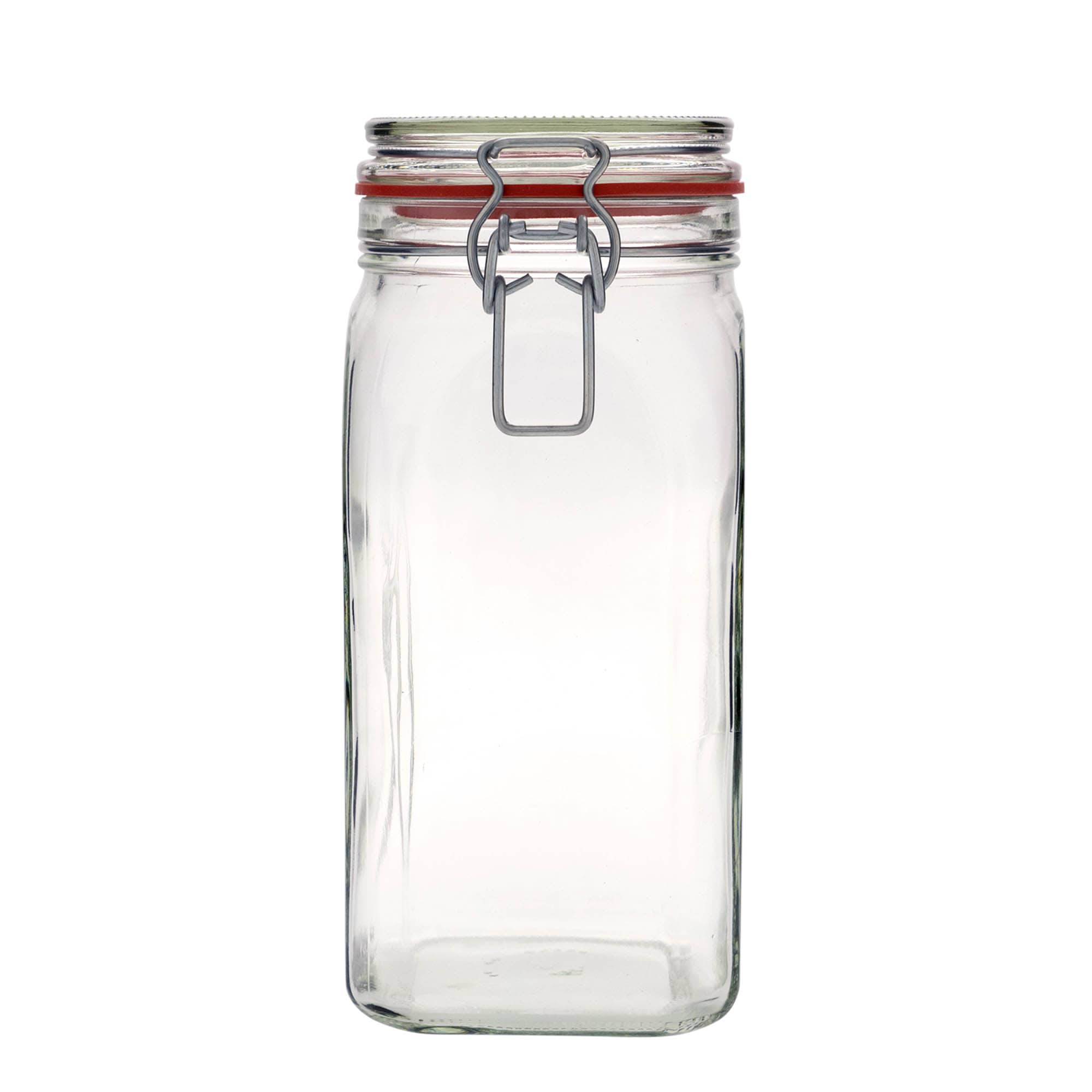 1.540 ml beugelfles, vierkant, opening: beugelsluiting