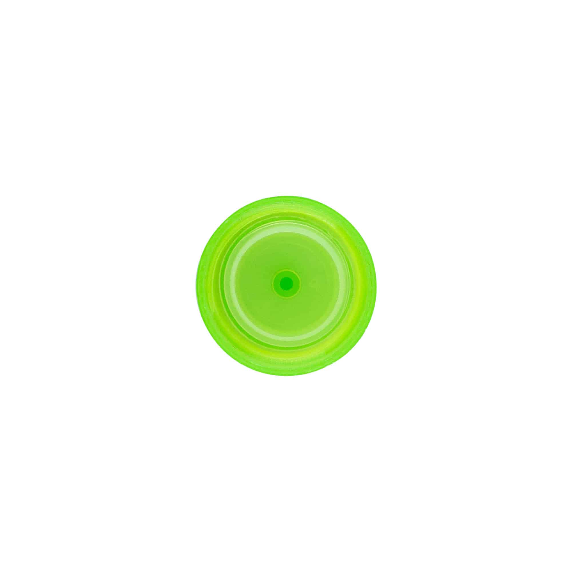 Schroefdop met spuitinzet, PP-kunststof, groen, voor mondstuk: 24/410