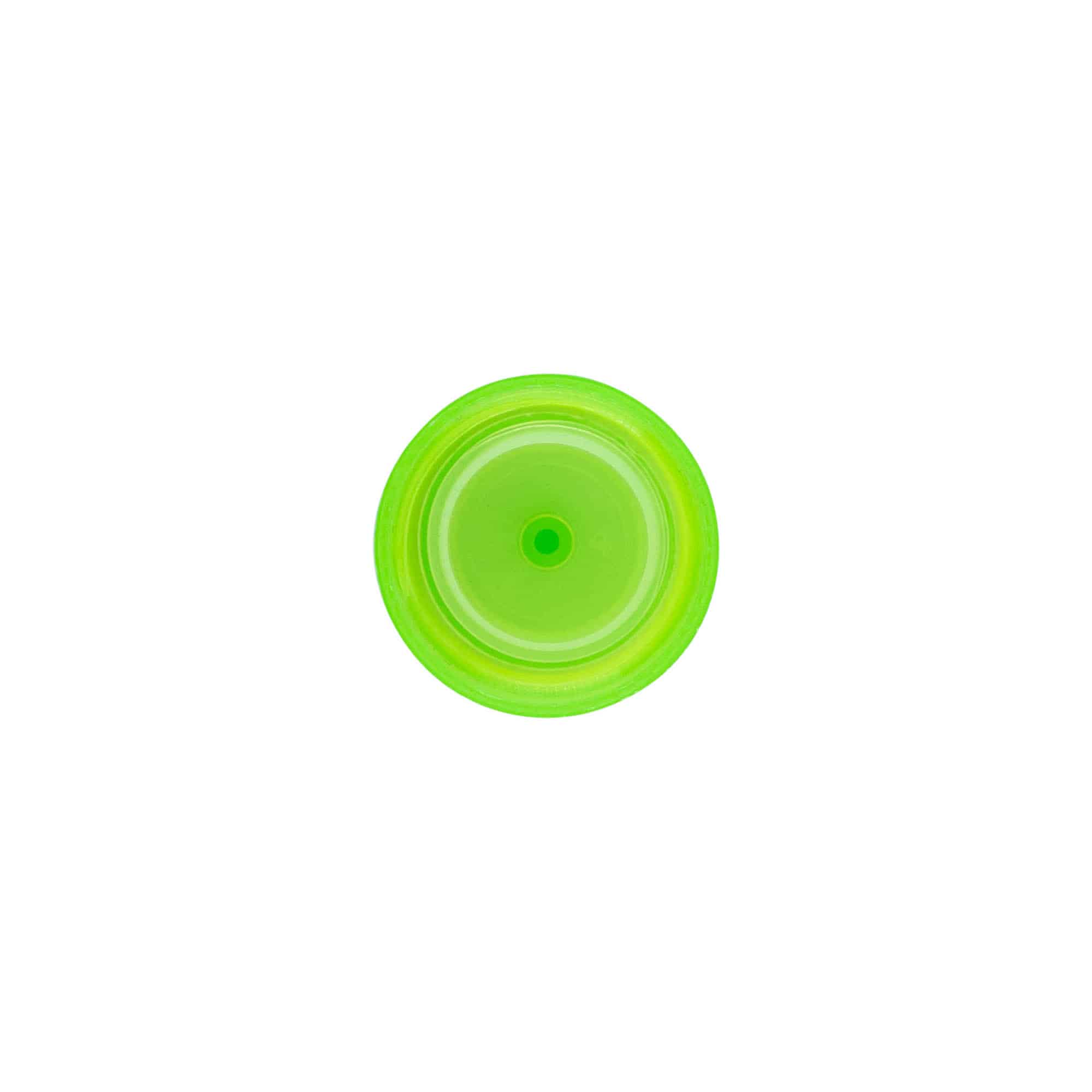 Schroefdop met spuitinzet, PP-kunststof, groen, voor mondstuk: 24/410