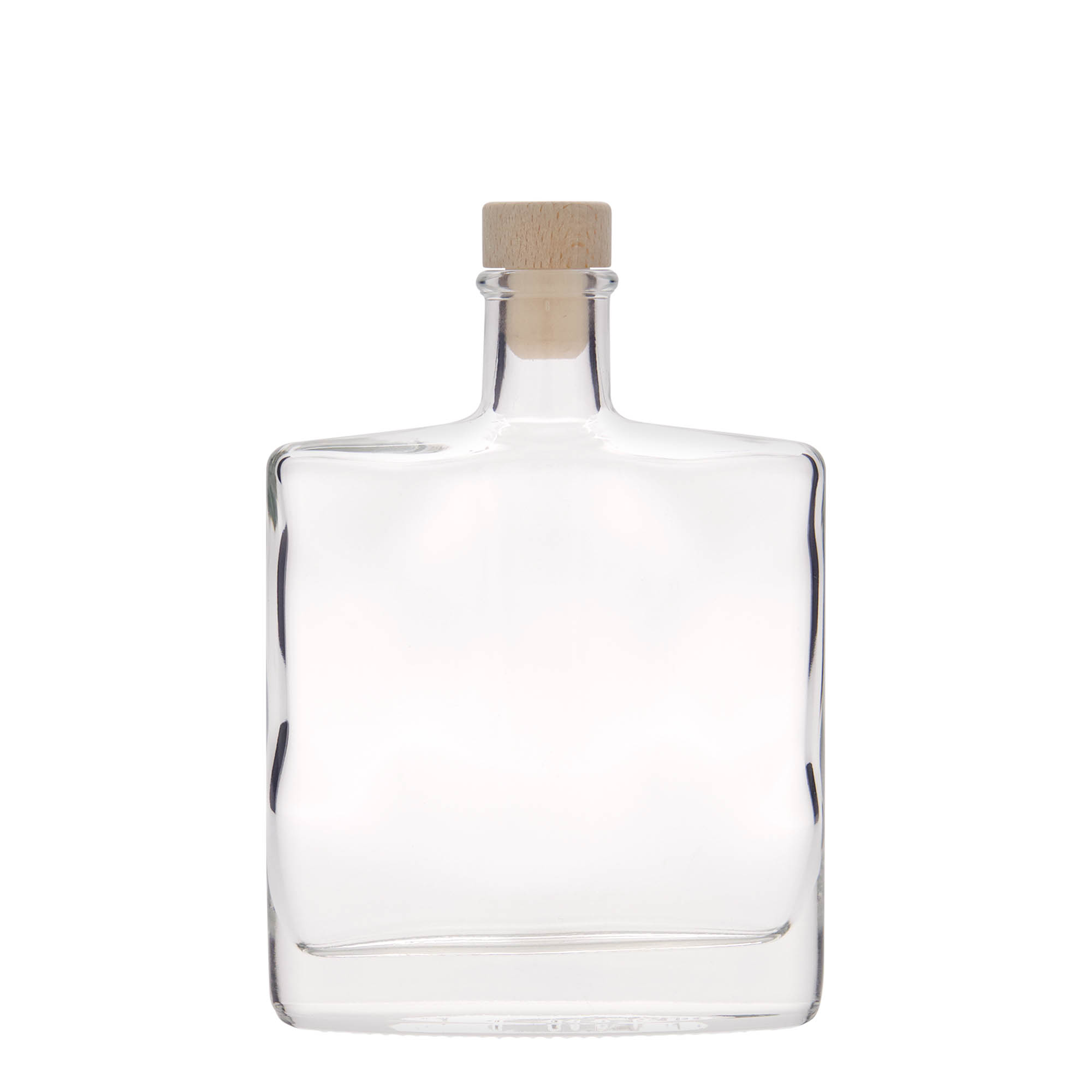 350 ml glazen fles 'Zorbas', ovaal, opening: kurk