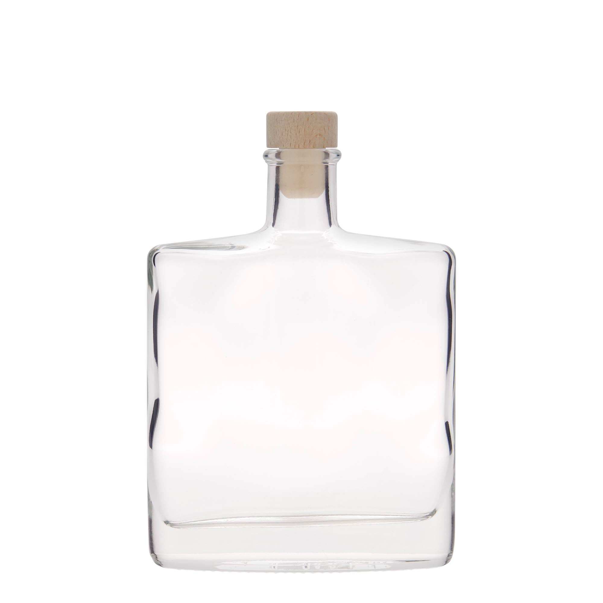 350 ml glazen fles 'Zorbas', ovaal, opening: kurk