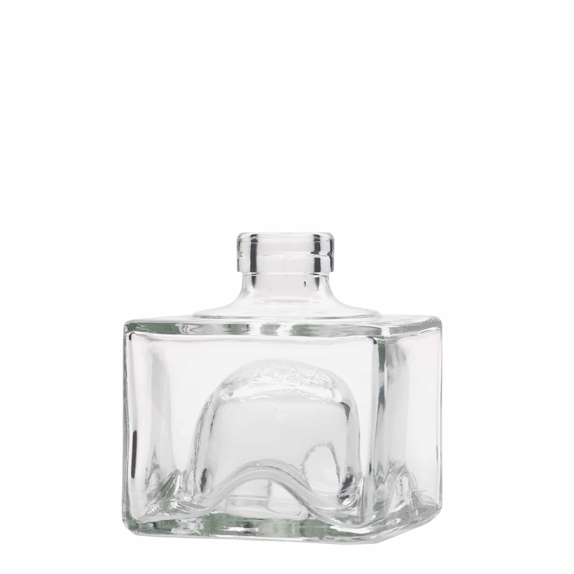 200 ml glazen fles 'Cocolores', vierkant, opening: kurk