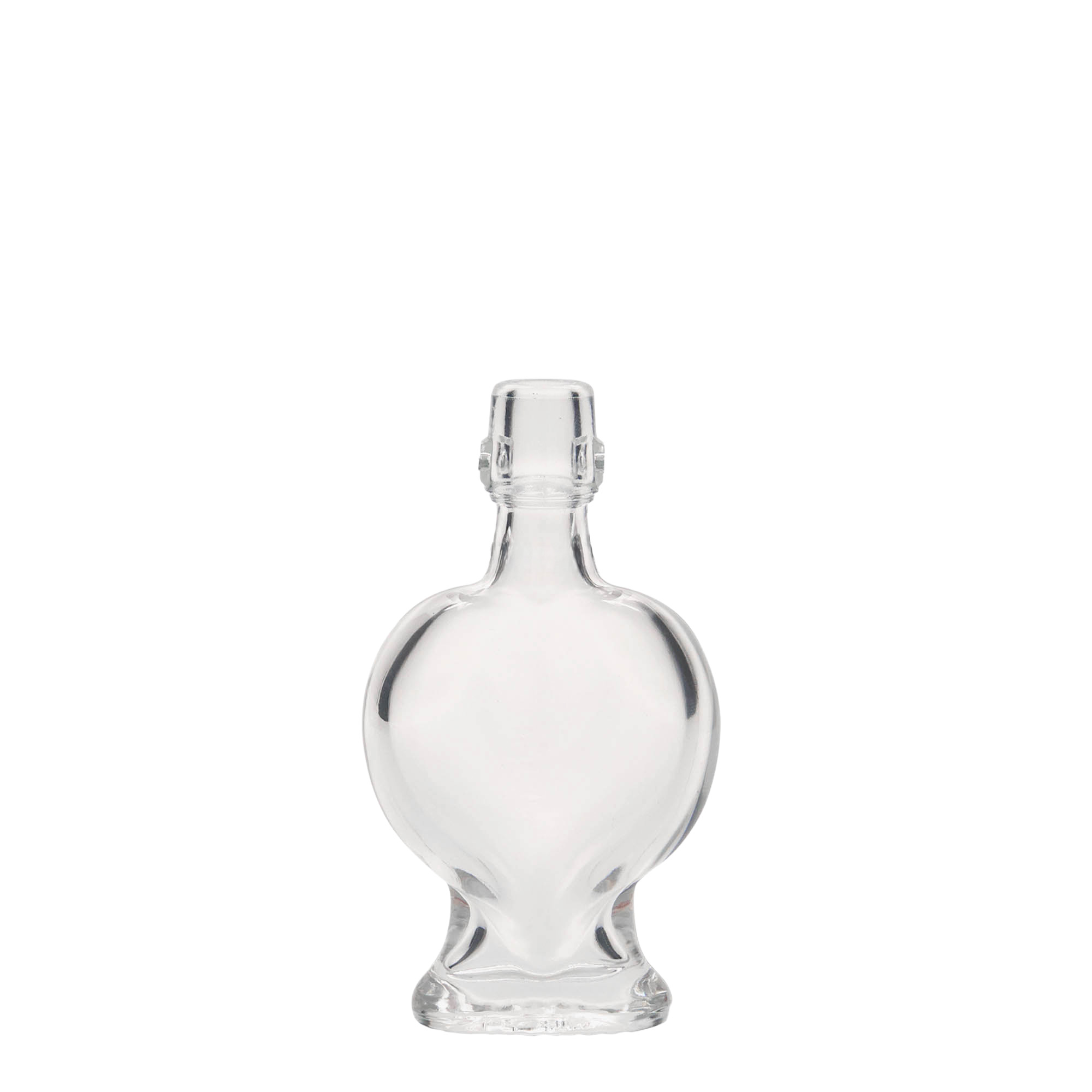 40 ml glazen fles 'Hart', opening: beugelverschluss 40 ml glazen fles 'Hart', opening: beugelverschluss