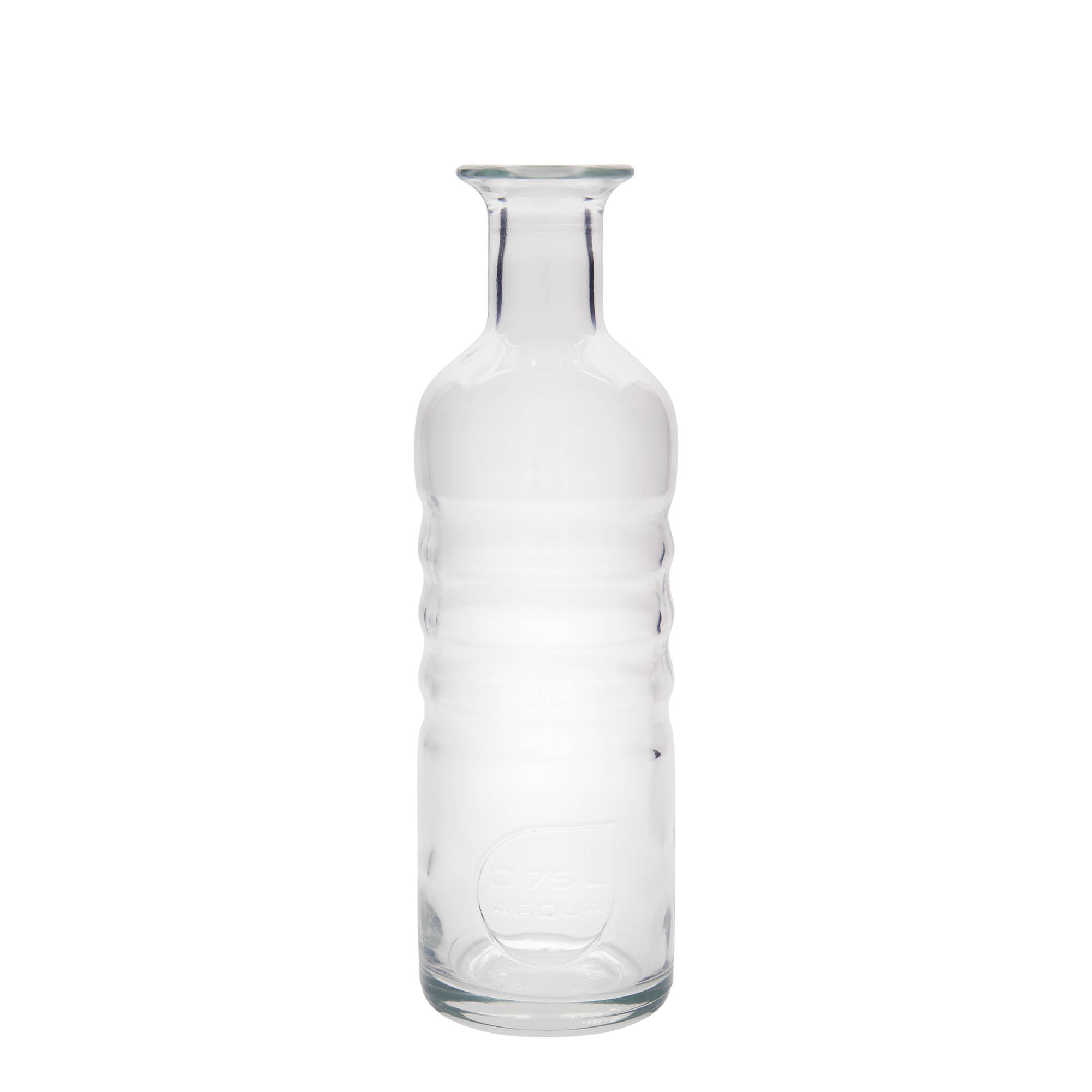 750 ml glazen fles 'Optima Acqua', hals: kurk