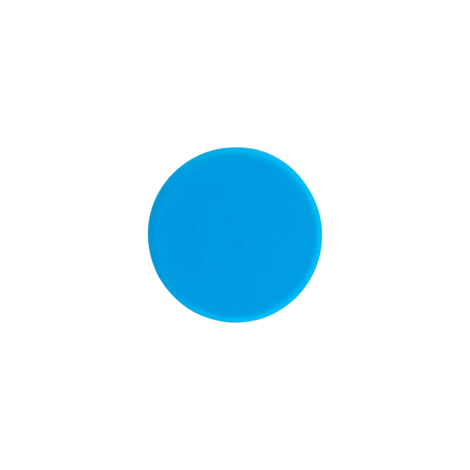 Schroefdop, ABS-kunststof, waterblauw, voor opening: GPI 28/400