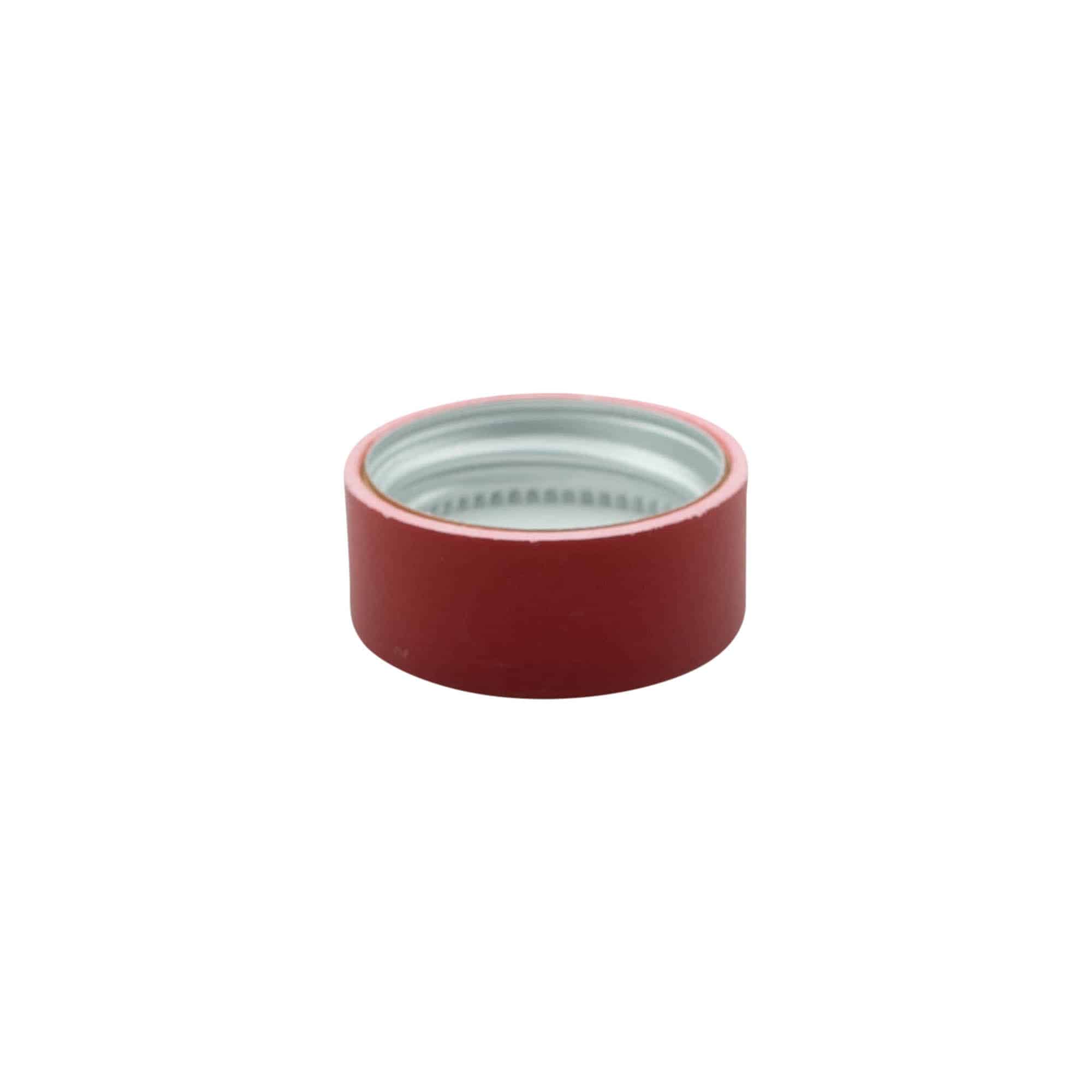 Schroefdop, ABS-kunststof, rood, voor monding: GPI 28/400