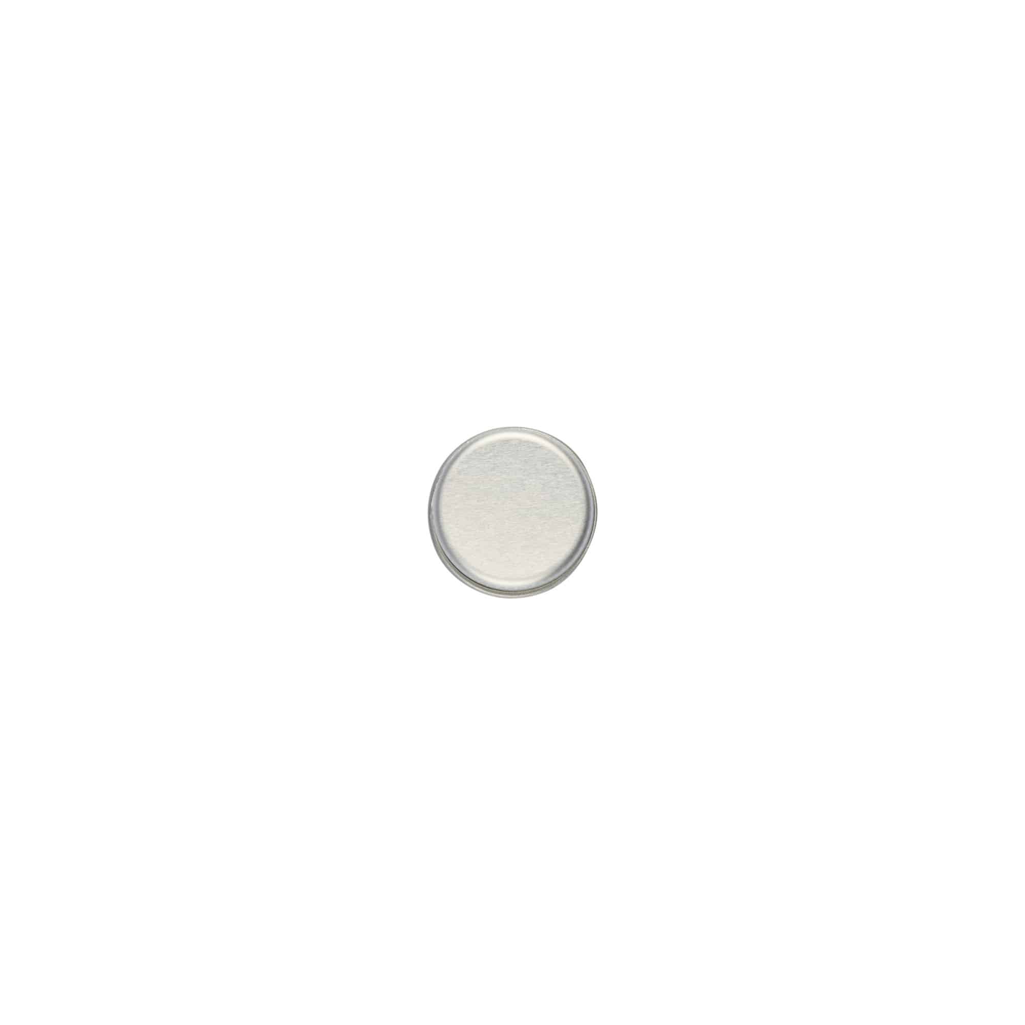 Schroefdop, metaal, zilver, voor opening: 20/410