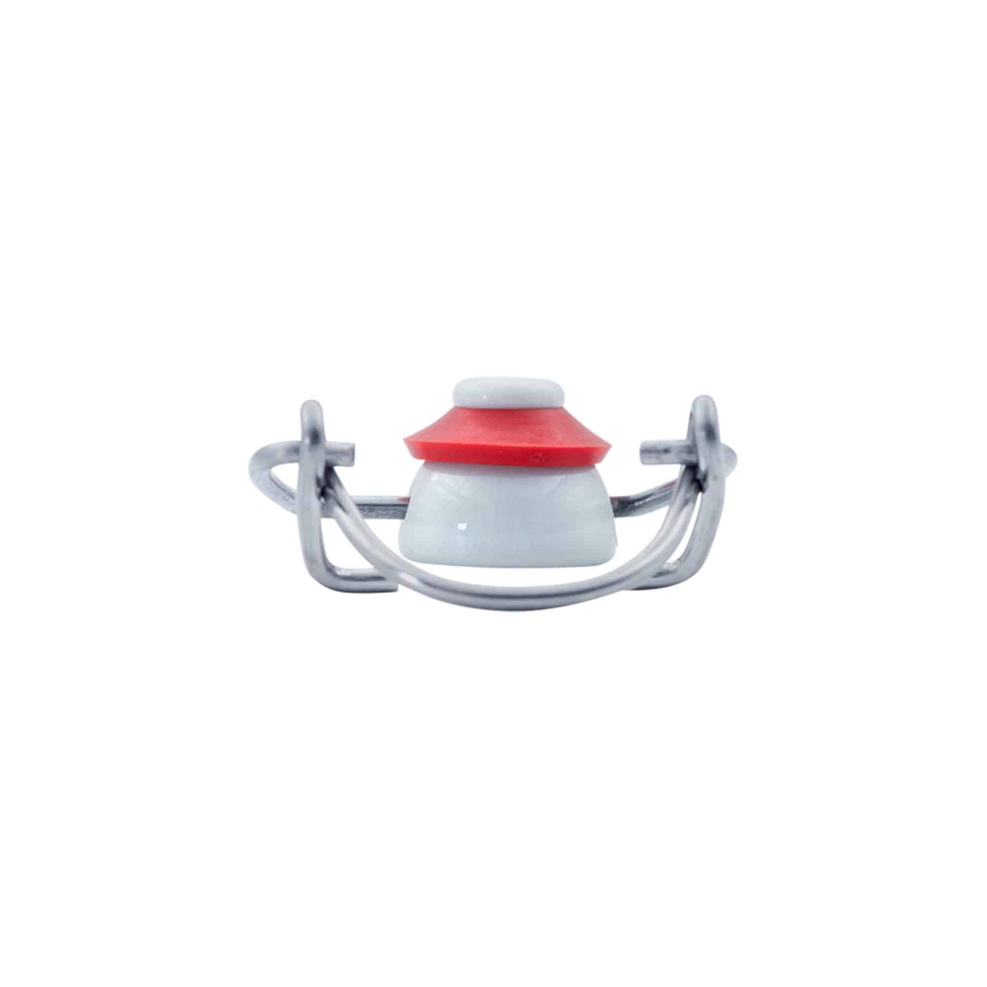 Standard klemmenluiting #, kunststof, rood-wit