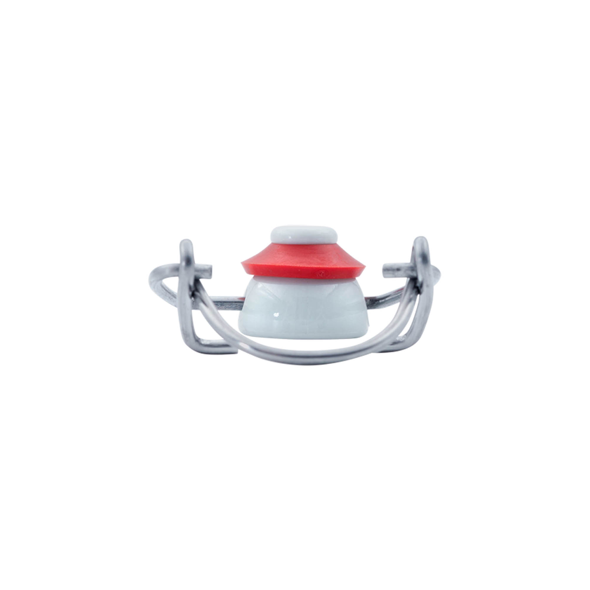 Standard klemmenluiting #, kunststof, rood-wit Standard klemmenluiting #, kunststof, rood-wit