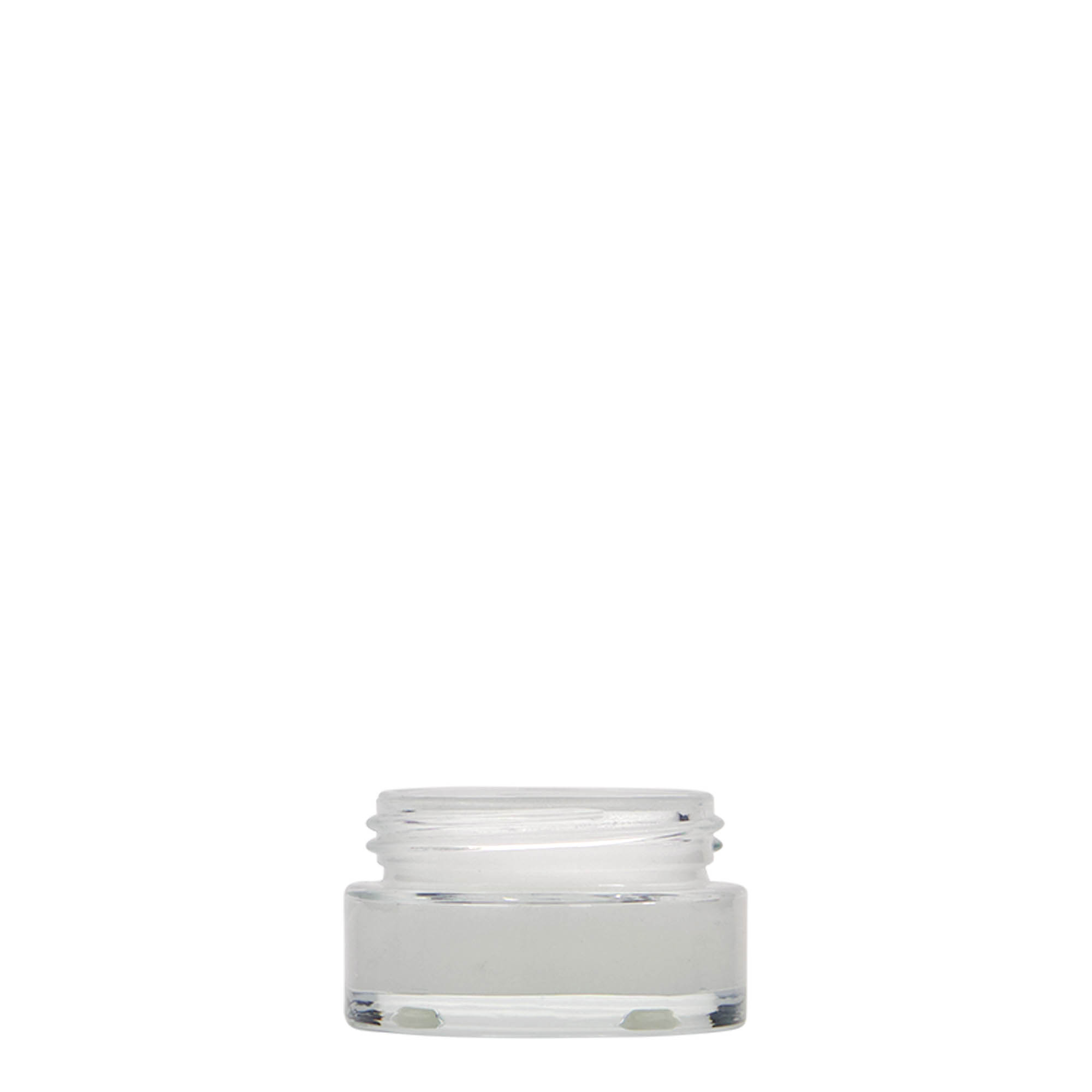 15 ml potje 'Clear Edition', glas, opening: schroefdop