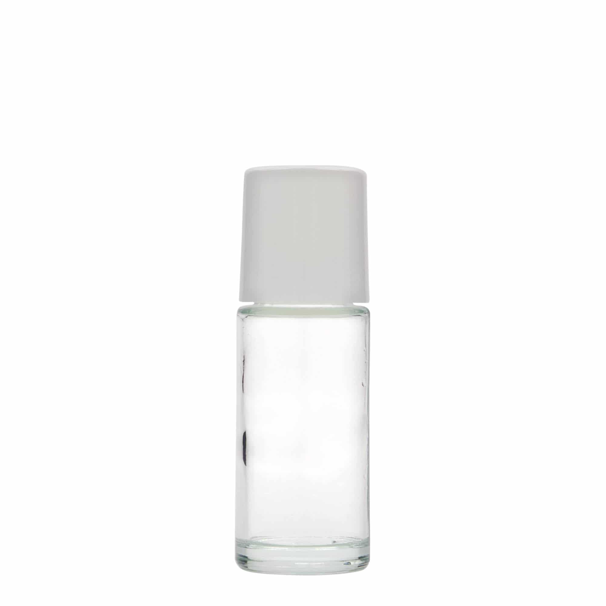50 ml roll-on fles, glas, opening: schroefdop