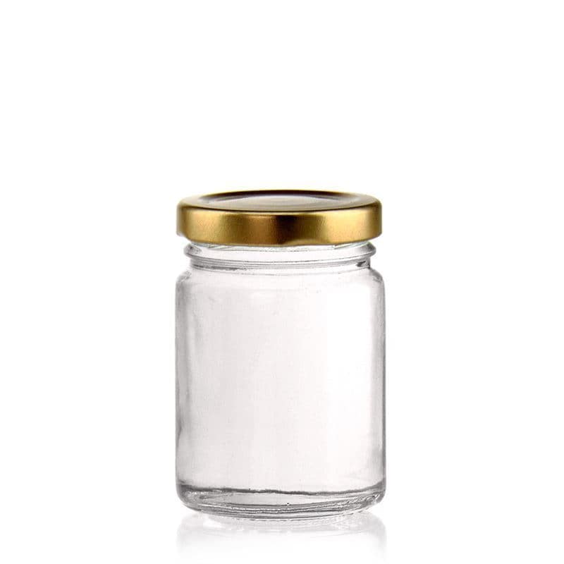 Hoge ronde pot, 106 ml, monding: twist-off (TO 48) Hoge ronde pot, 106 ml, monding: twist-off (TO 48)