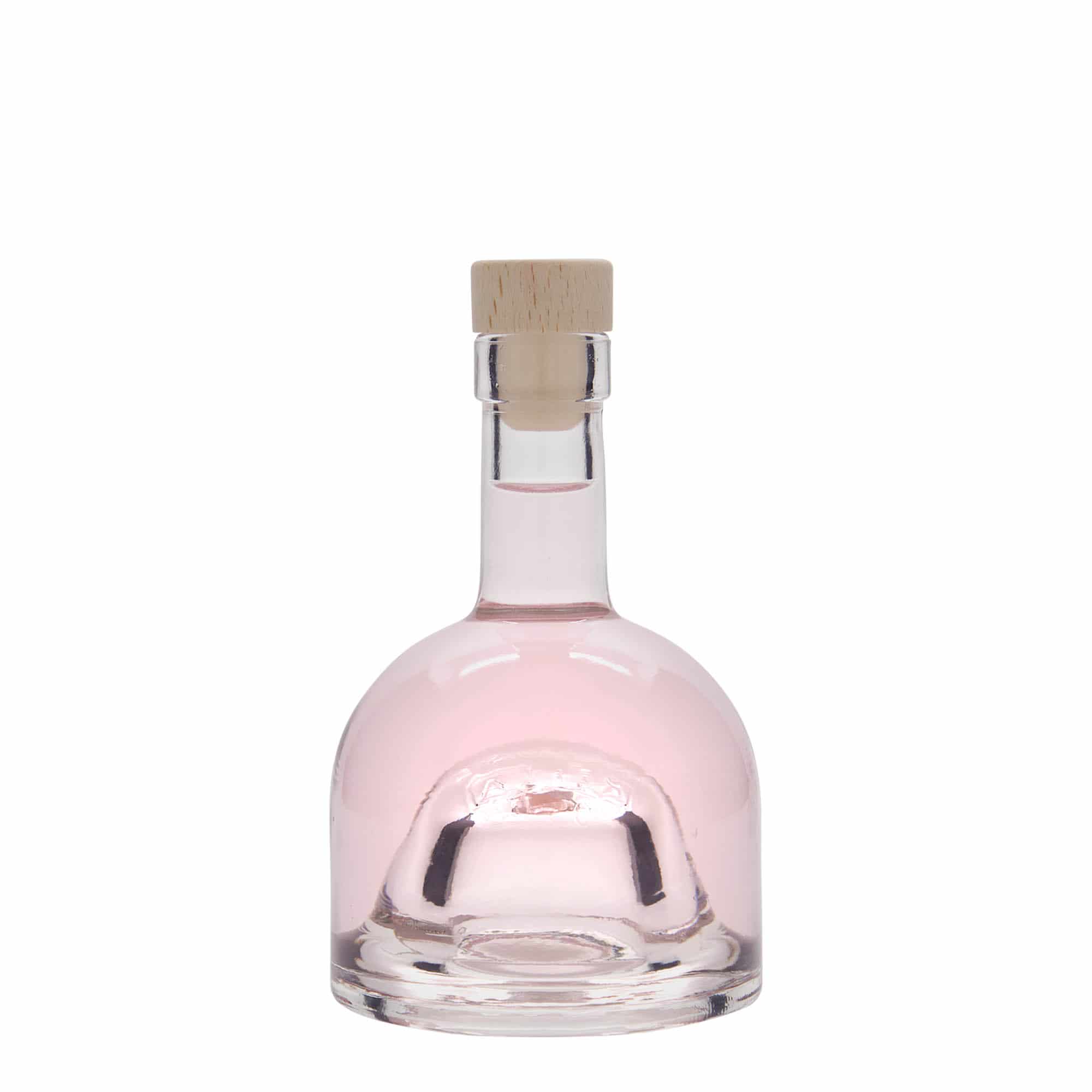 Glazen fles 'Kato', 200 ml, monding: kurk