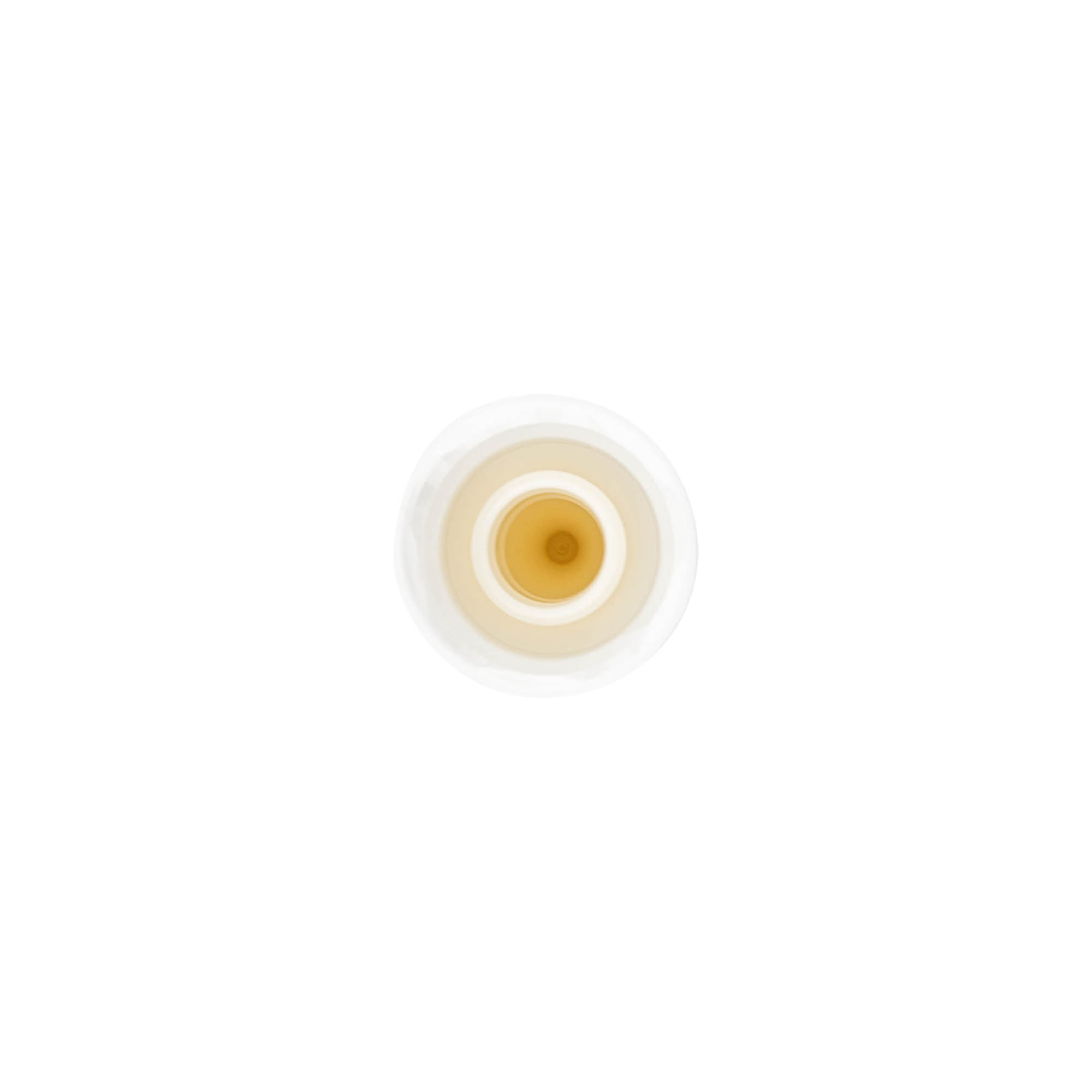 Schroefdop met applicator, PE-kunststof, wit, voor opening: DIN 18 Schroefdop met applicator, PE-kunststof, wit, voor opening: DIN 18