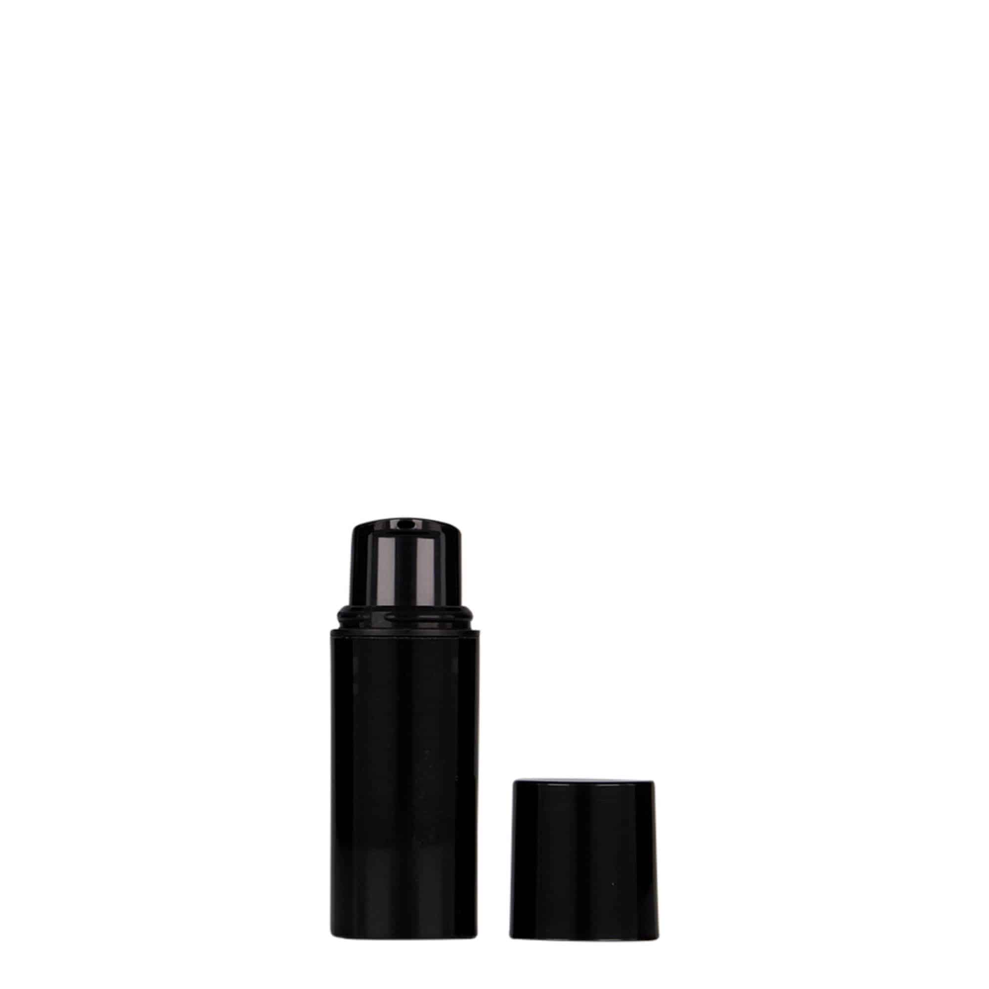Airless Dispenser 'Nano', 5 ml, PP-kunststof, zwart
