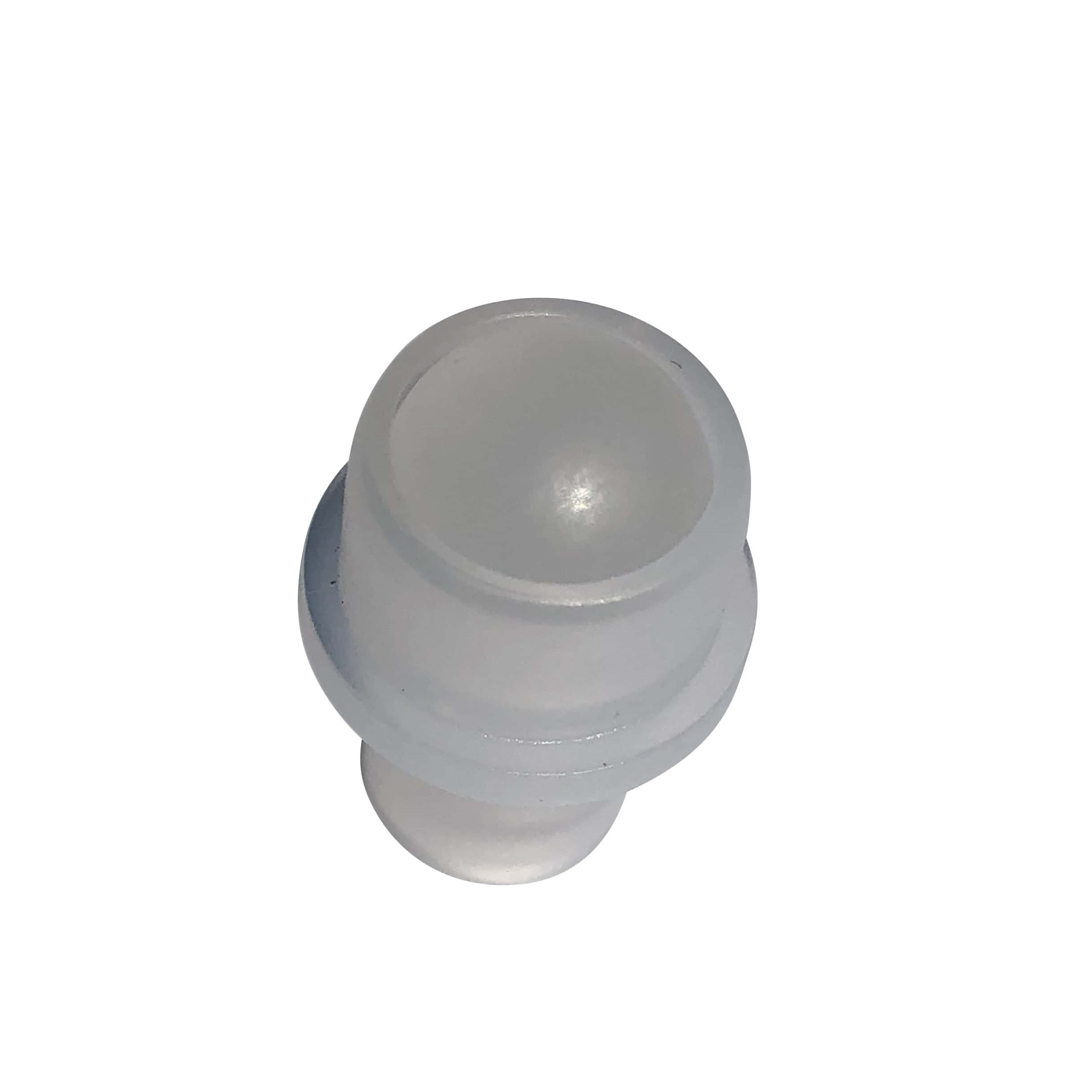 Dop voor 10 ml roll-on fles, LDPE kunststof, naturel Dop voor 10 ml roll-on fles, LDPE kunststof, naturel