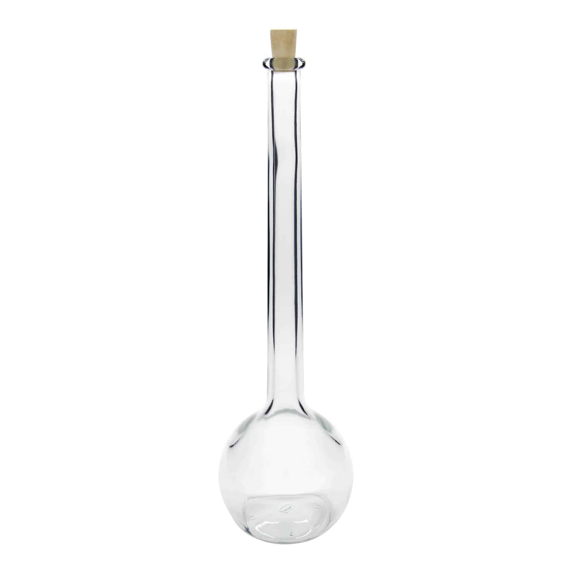 1.500 ml glazen fles 'Tulipano', opening: kurk