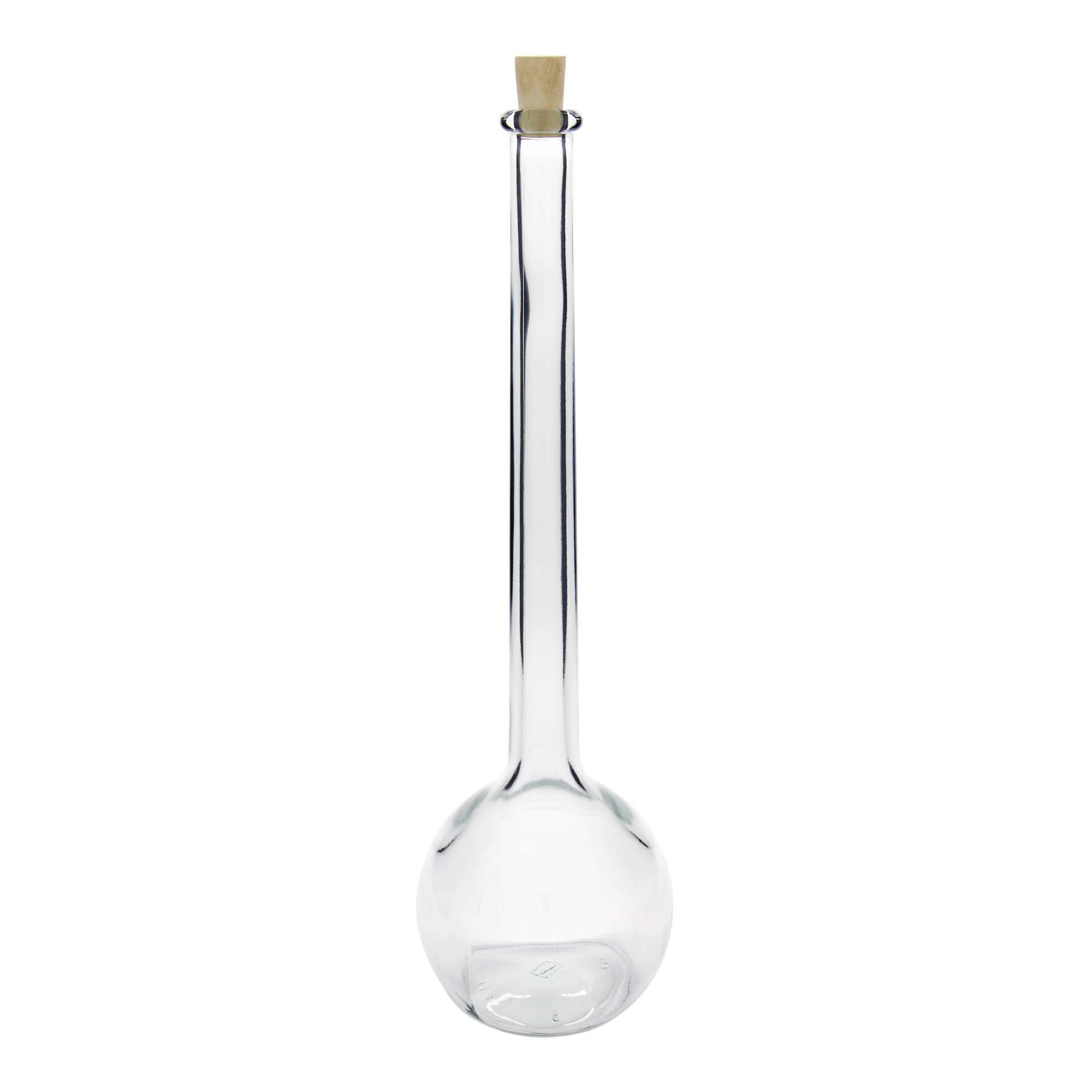 1.500 ml glazen fles 'Tulipano', opening: kurk