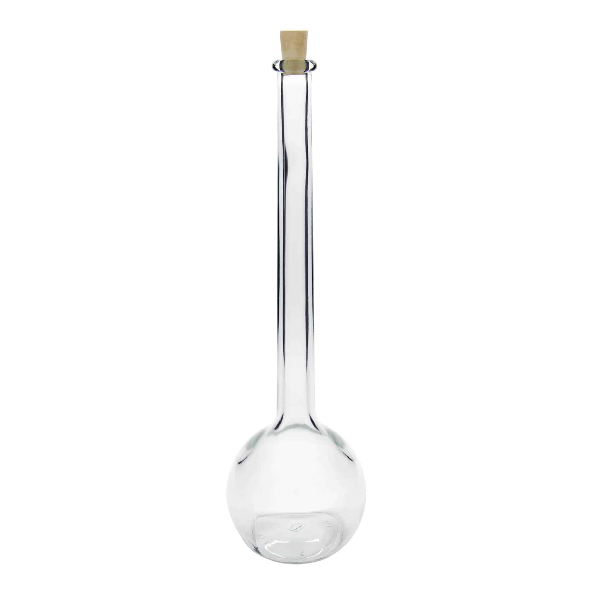 1.500 ml glazen fles 'Tulipano', opening: kurk