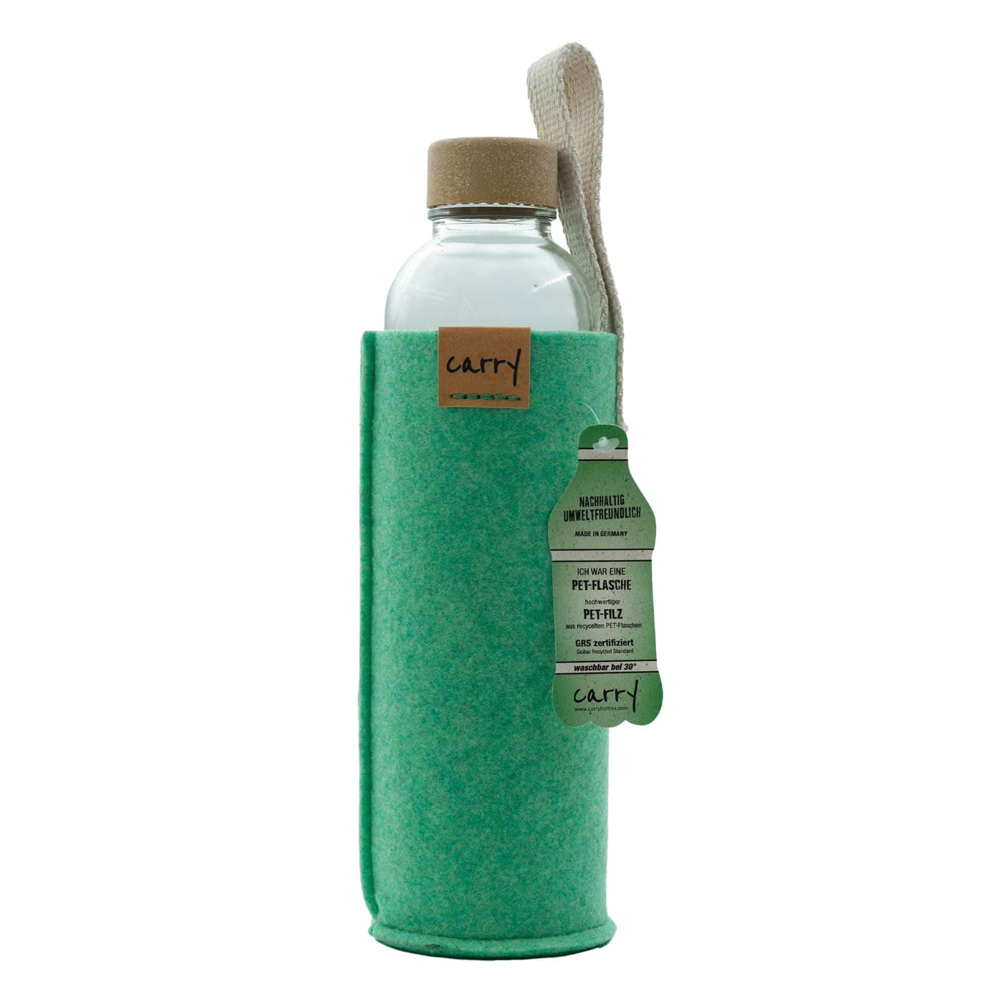 CARRY Sleeve, textiel, muntgroen