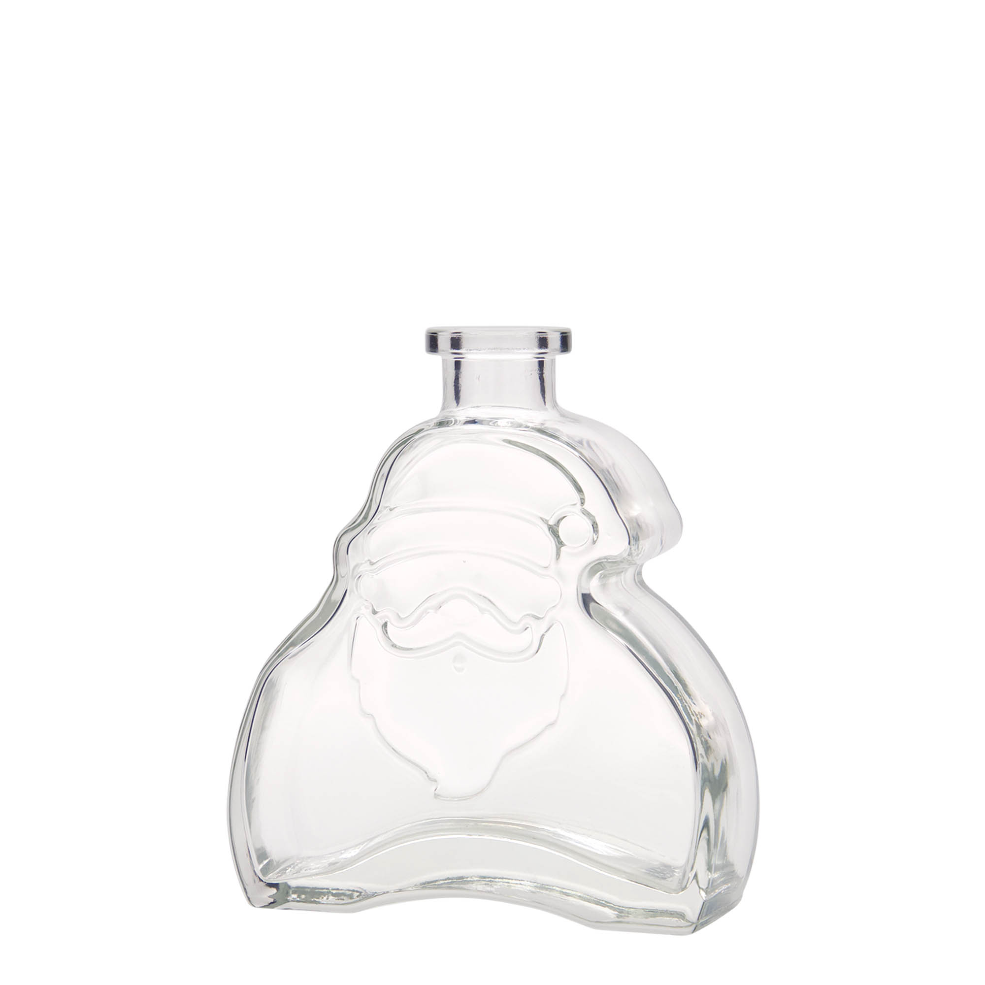 200 ml glazen fles 'Kerstman', opening: kurk