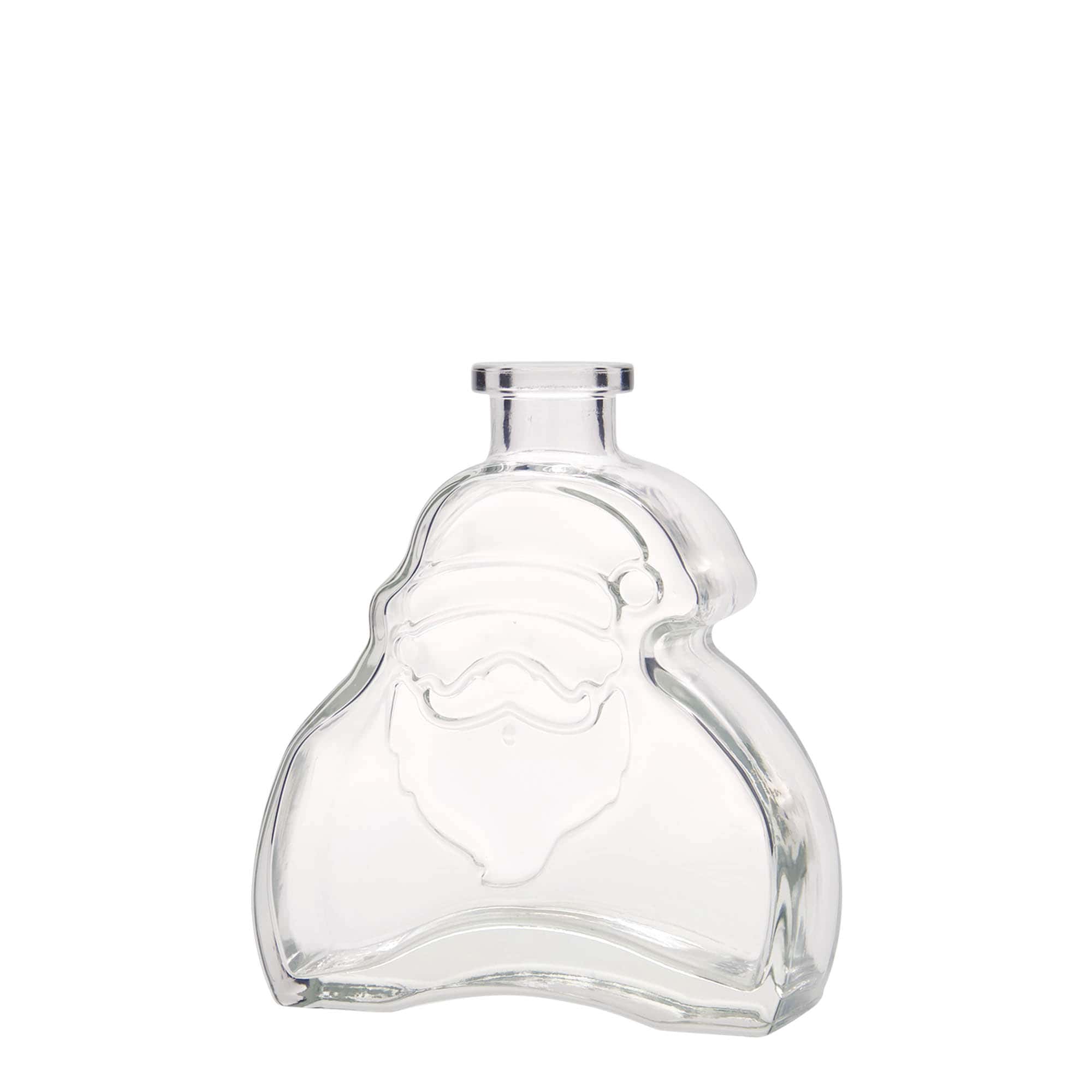 200 ml glazen fles 'Kerstman', opening: kurk 200 ml glazen fles 'Kerstman', opening: kurk