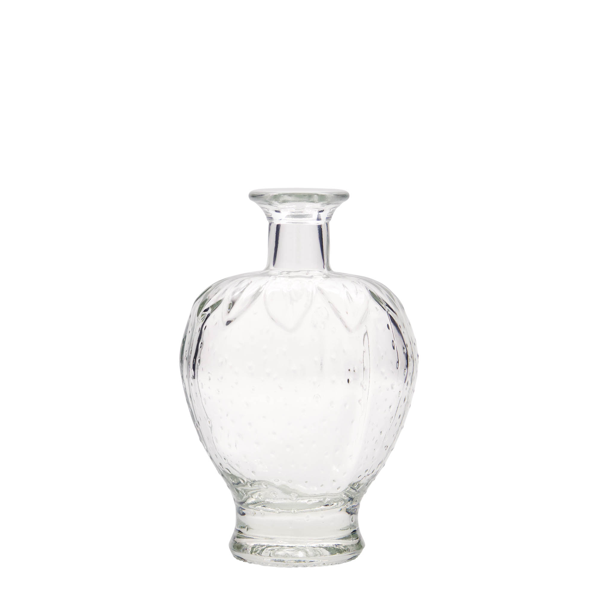 200 ml glazen fles 'Aardbei', opening: kurk 200 ml glazen fles 'Aardbei', opening: kurk