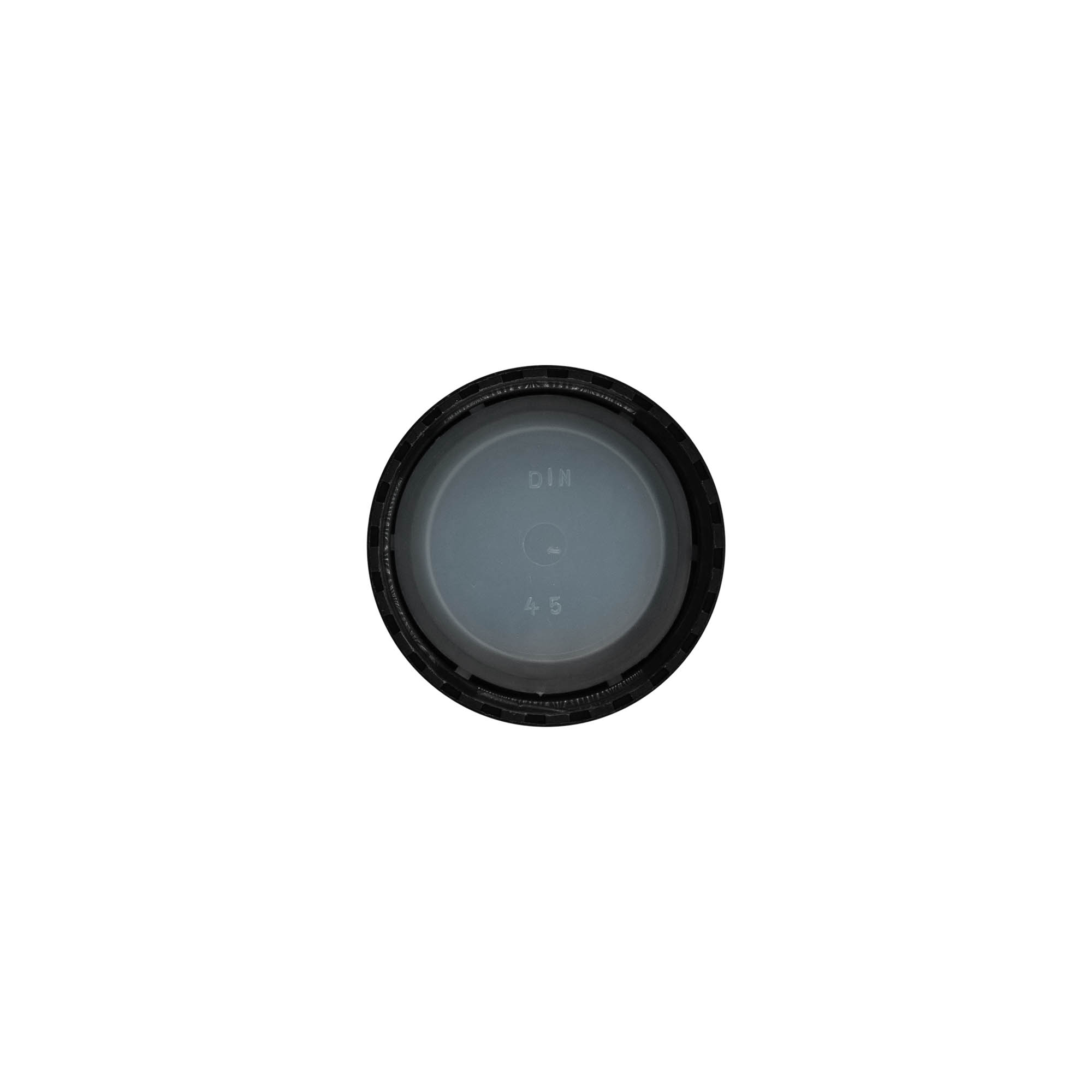Schroefdop, PP-kunststof, zwart, voor opening: DIN 45 Schroefdop, PP-kunststof, zwart, voor opening: DIN 45