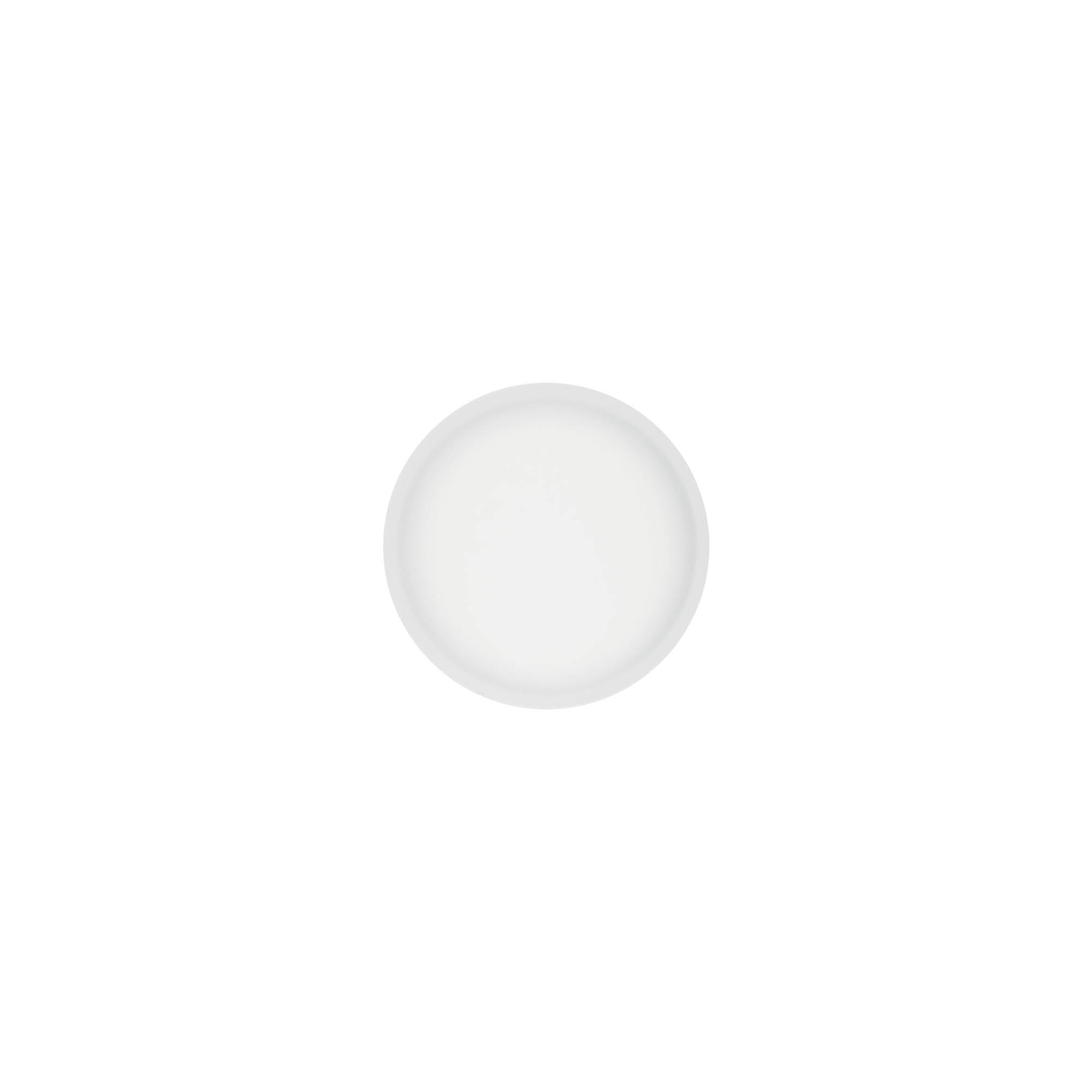 Schroefdop 'Clear/Platin Edition', PP-kunststof, wit, voor monding: 45/2P