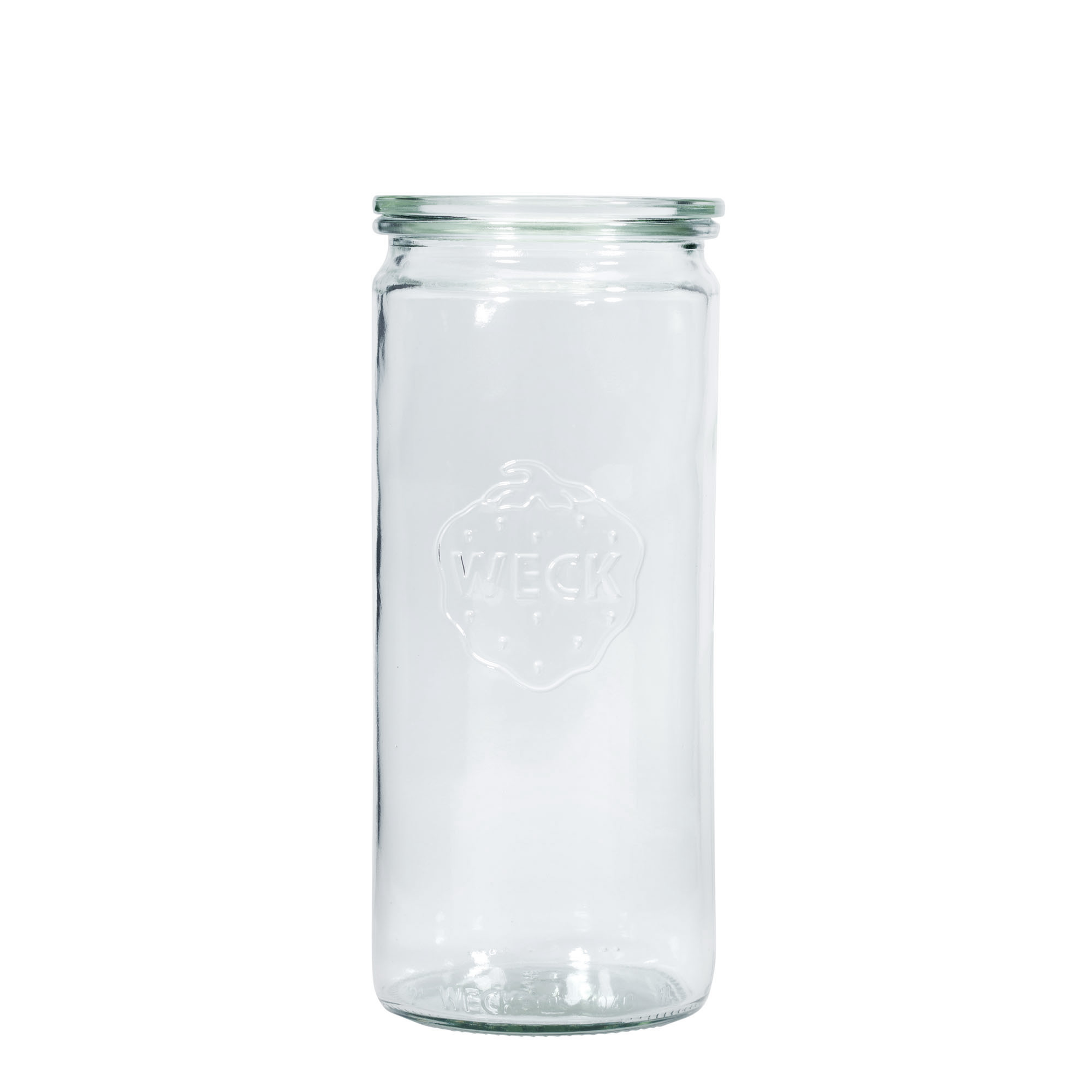 1.040 ml WECK-cilinderglas, opening: ronde rand 1.040 ml WECK-cilinderglas, opening: ronde rand