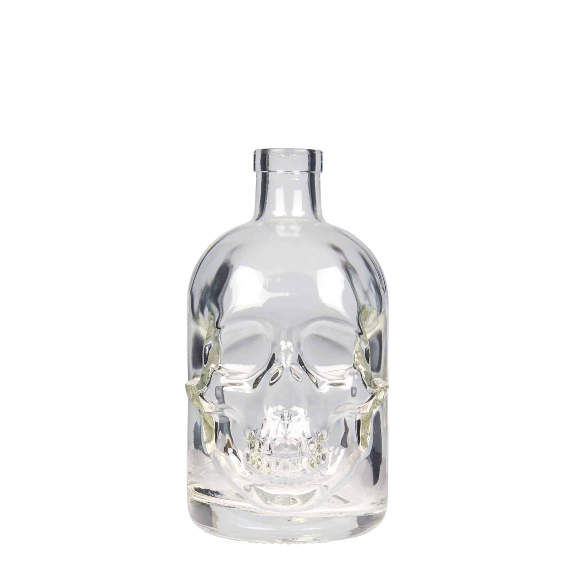 500 ml glazen fles 'Doodskop', opening: kurk 500 ml glazen fles 'Doodskop', opening: kurk