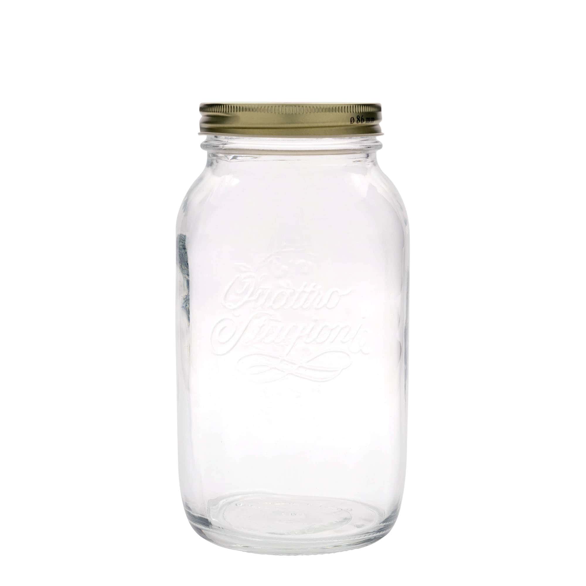 1.500 ml glas 'Quattro Stagioni', opening: schroefdop 1.500 ml glas 'Quattro Stagioni', opening: schroefdop