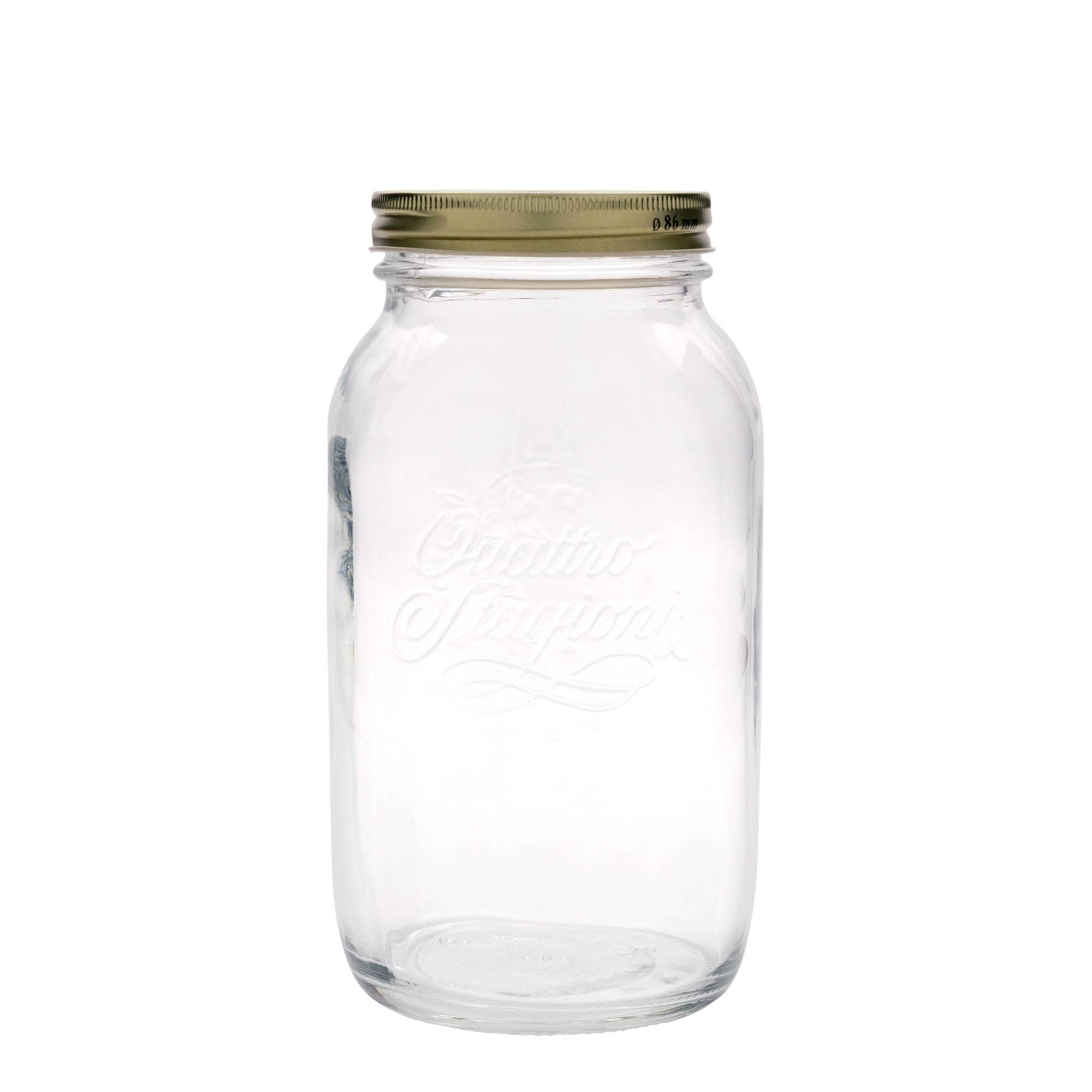 1.500 ml glas 'Quattro Stagioni', opening: schroefdop