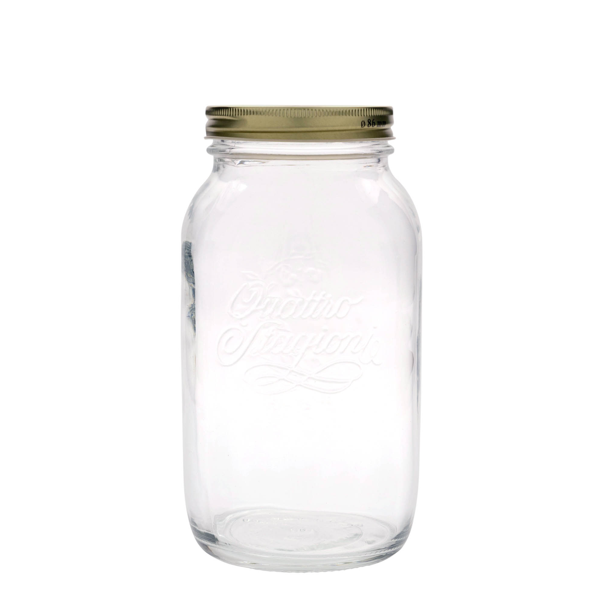 1.500 ml glas 'Quattro Stagioni', opening: schroefdop