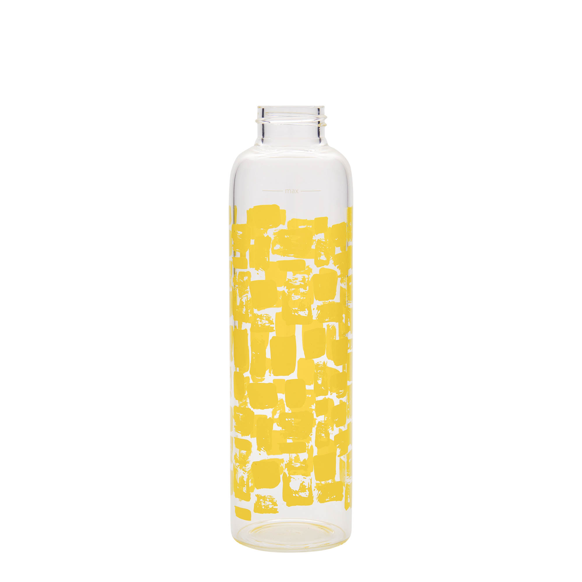 500 ml drinkfles 'Perseus - Gele Rechthoeken', opening: schroefdop