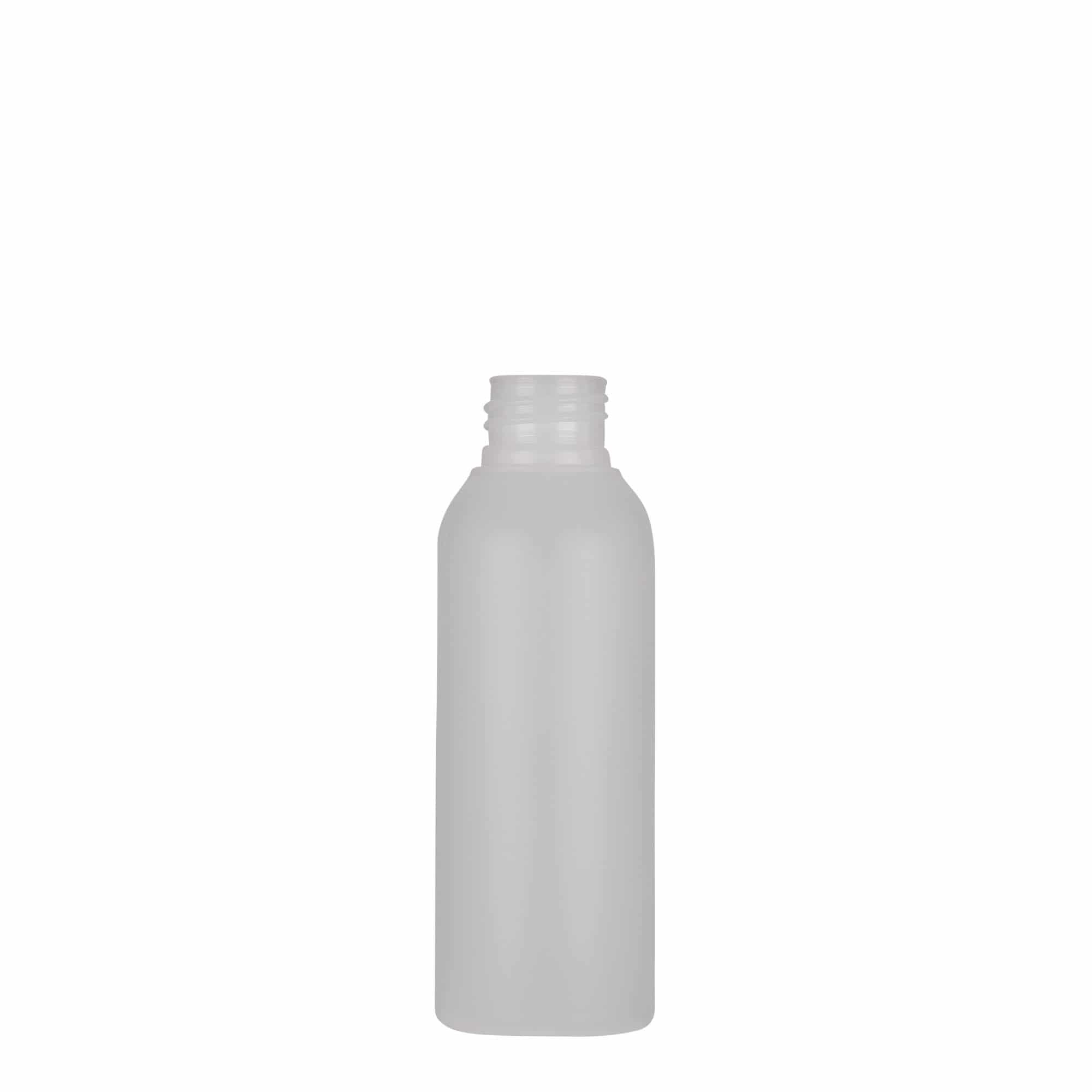 100 ml kunststoffles 'Tuffy', HDPE, naturel, hals: 24/410