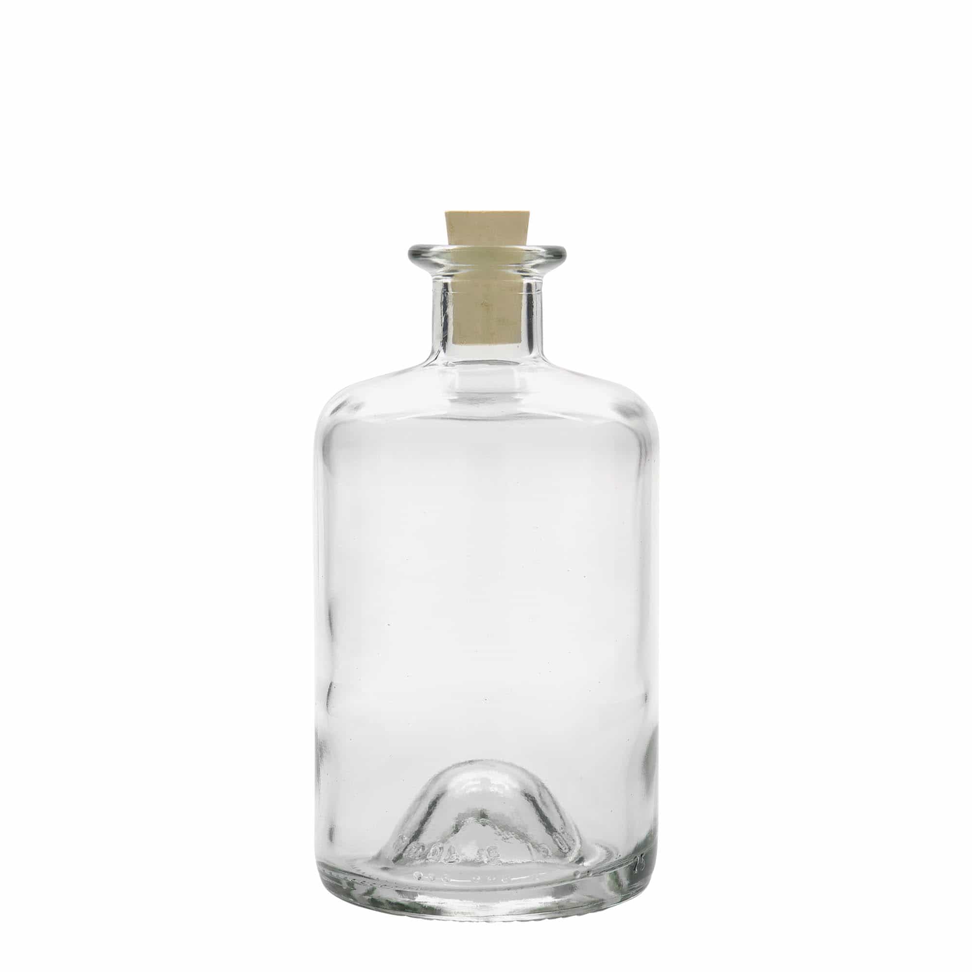 500 ml glazen fles apotheker, opening: kurk