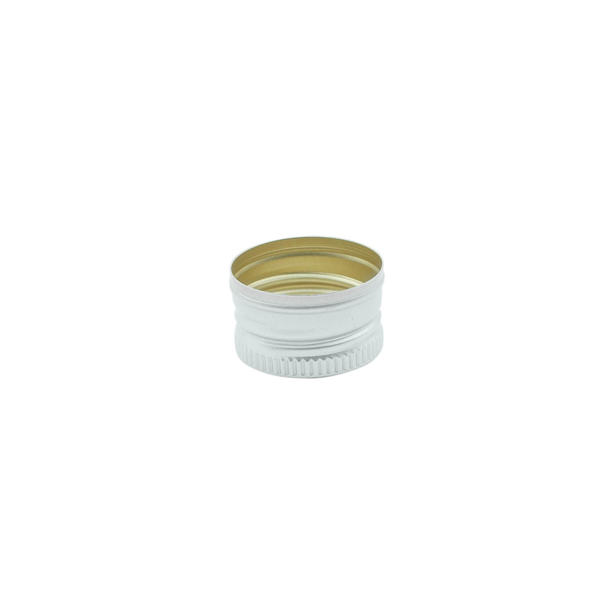 Schroefdop, metaal, zilver, voor mondstuk: PP 22 Schroefdop, metaal, zilver, voor mondstuk: PP 22