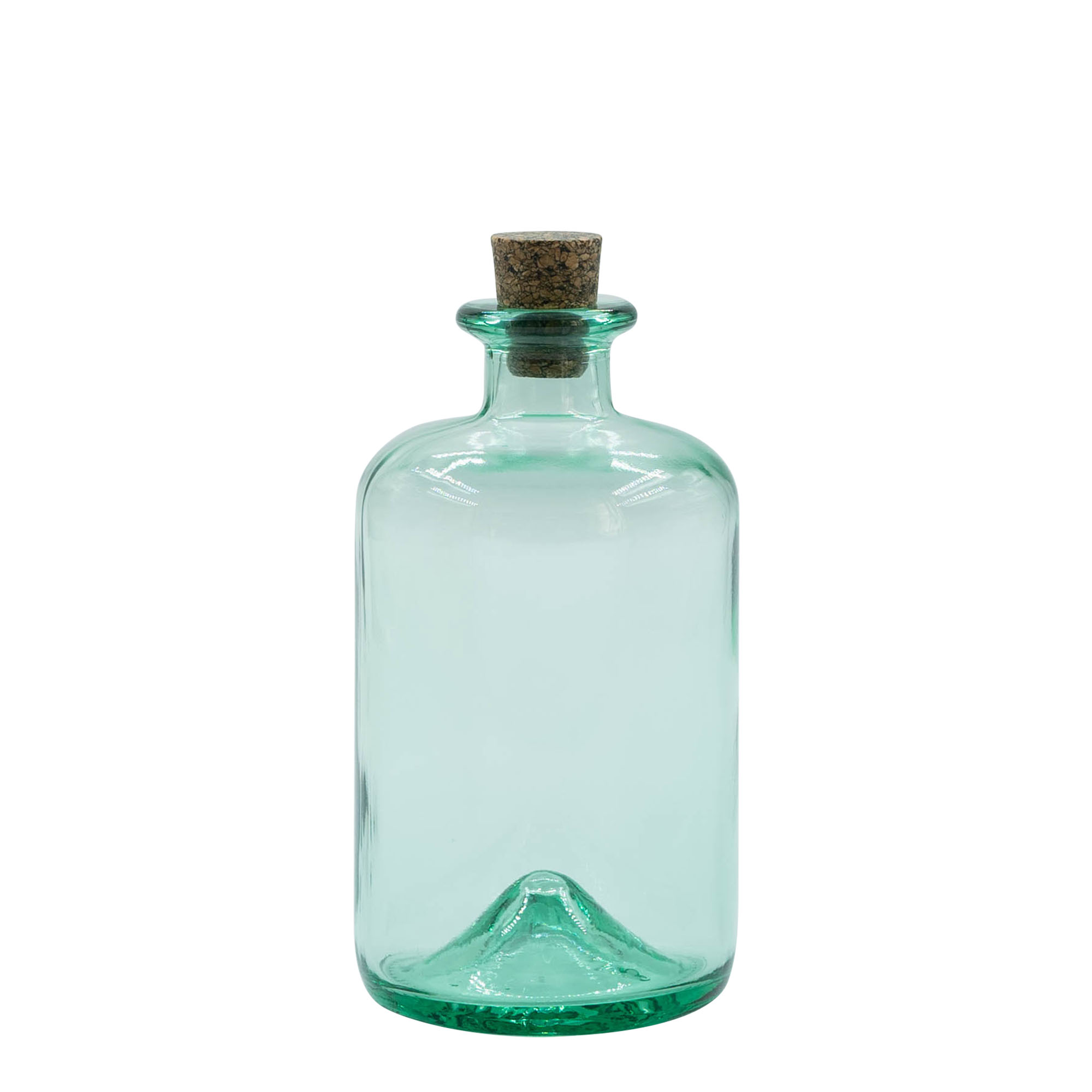 500 ml glazen fles 'Pharma', opening: kurk 500 ml glazen fles 'Pharma', opening: kurk