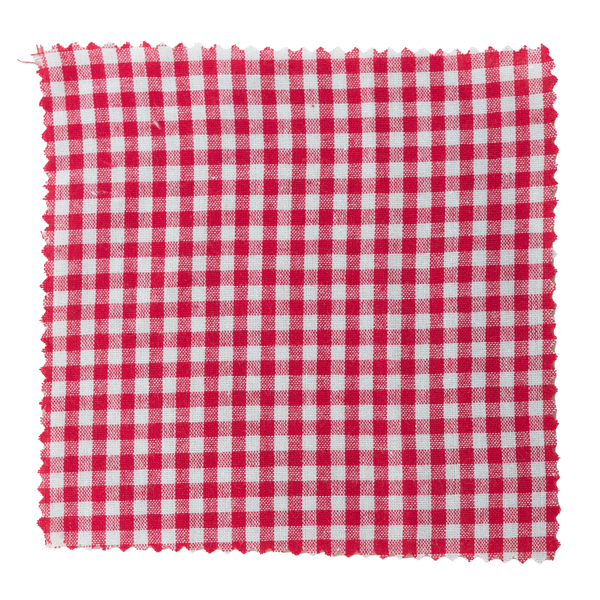 Geruit stoffen doekje 15x15, vierkant, textiel, rood, opening: TO58-TO82