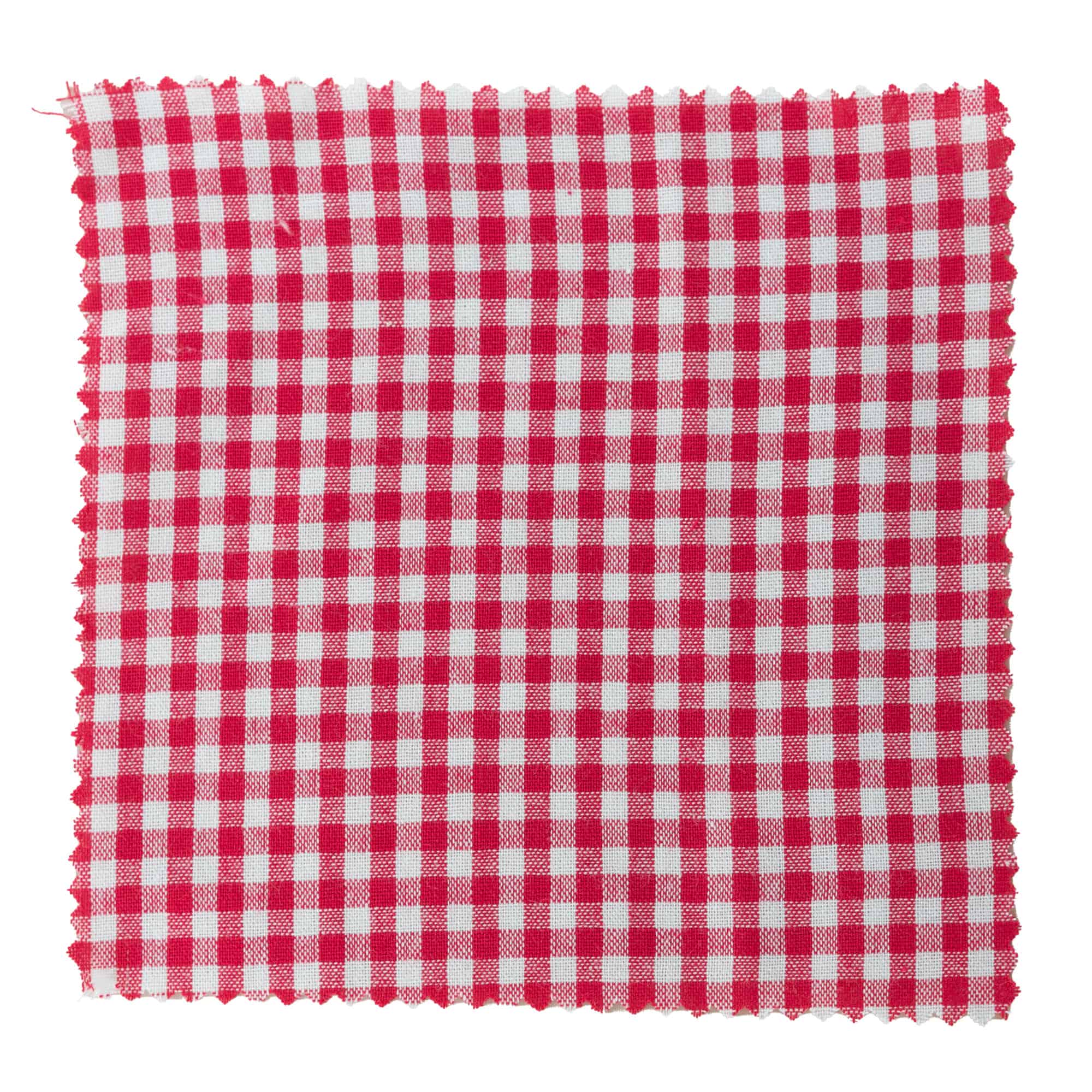 Geruit stoffen doekje 15x15, vierkant, textiel, rood, opening: TO58-TO82