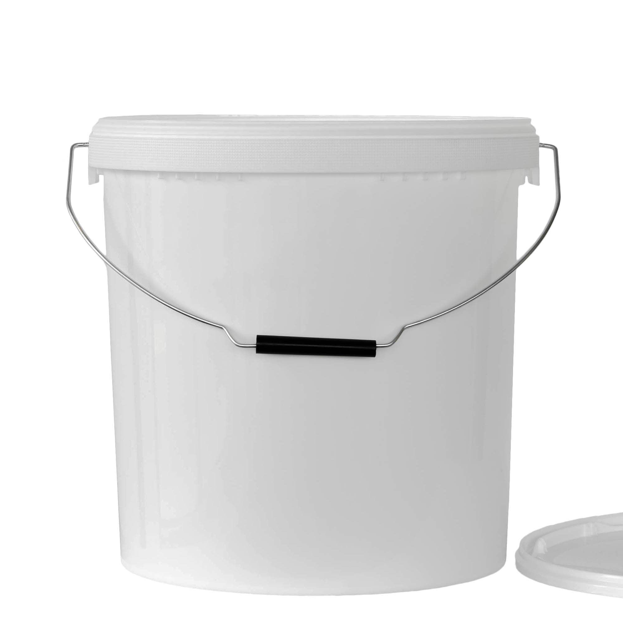 20 l emmer, PP-kunststof, wit