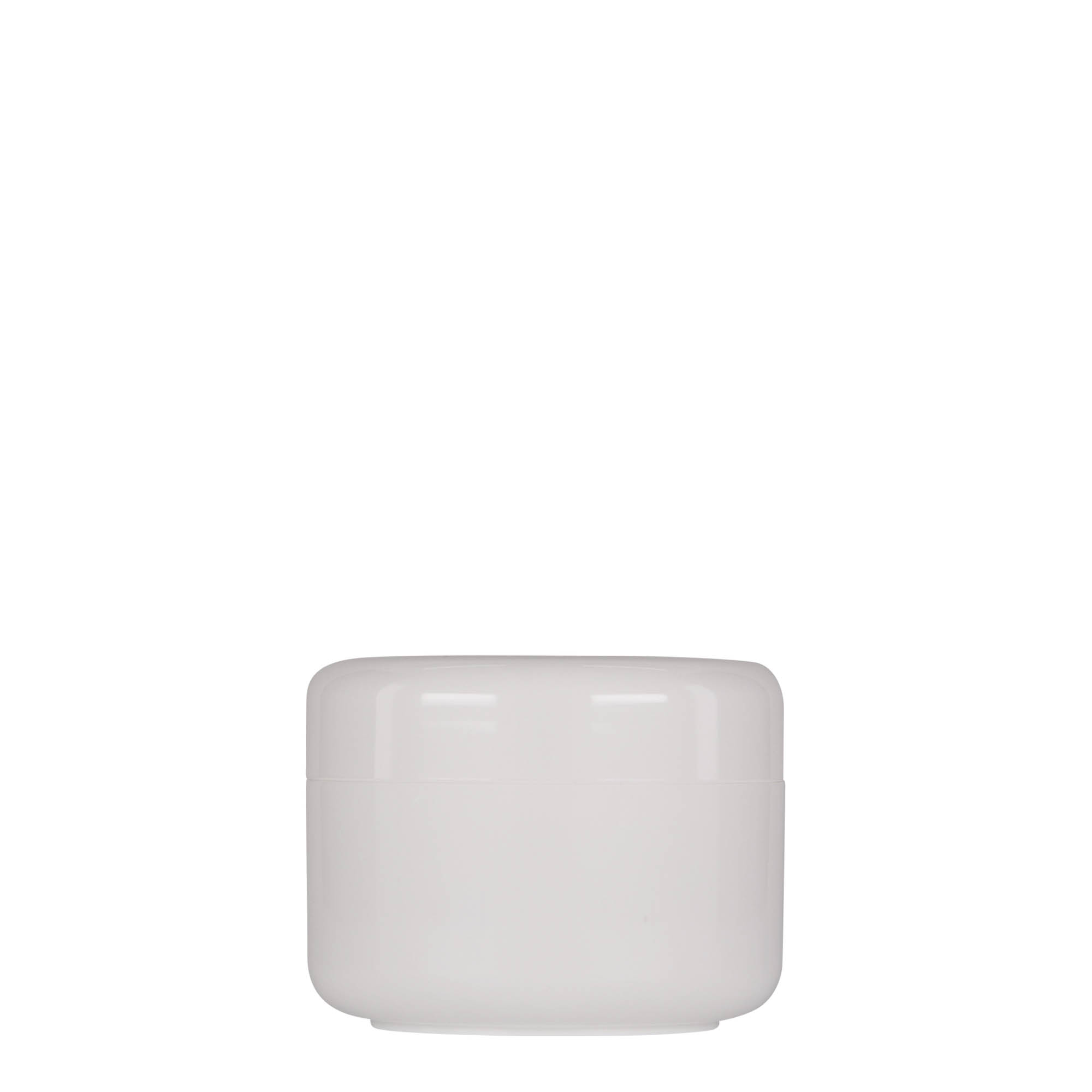 100 ml kunststofpot 'Bianca', PP, wit, opening: schroefdop